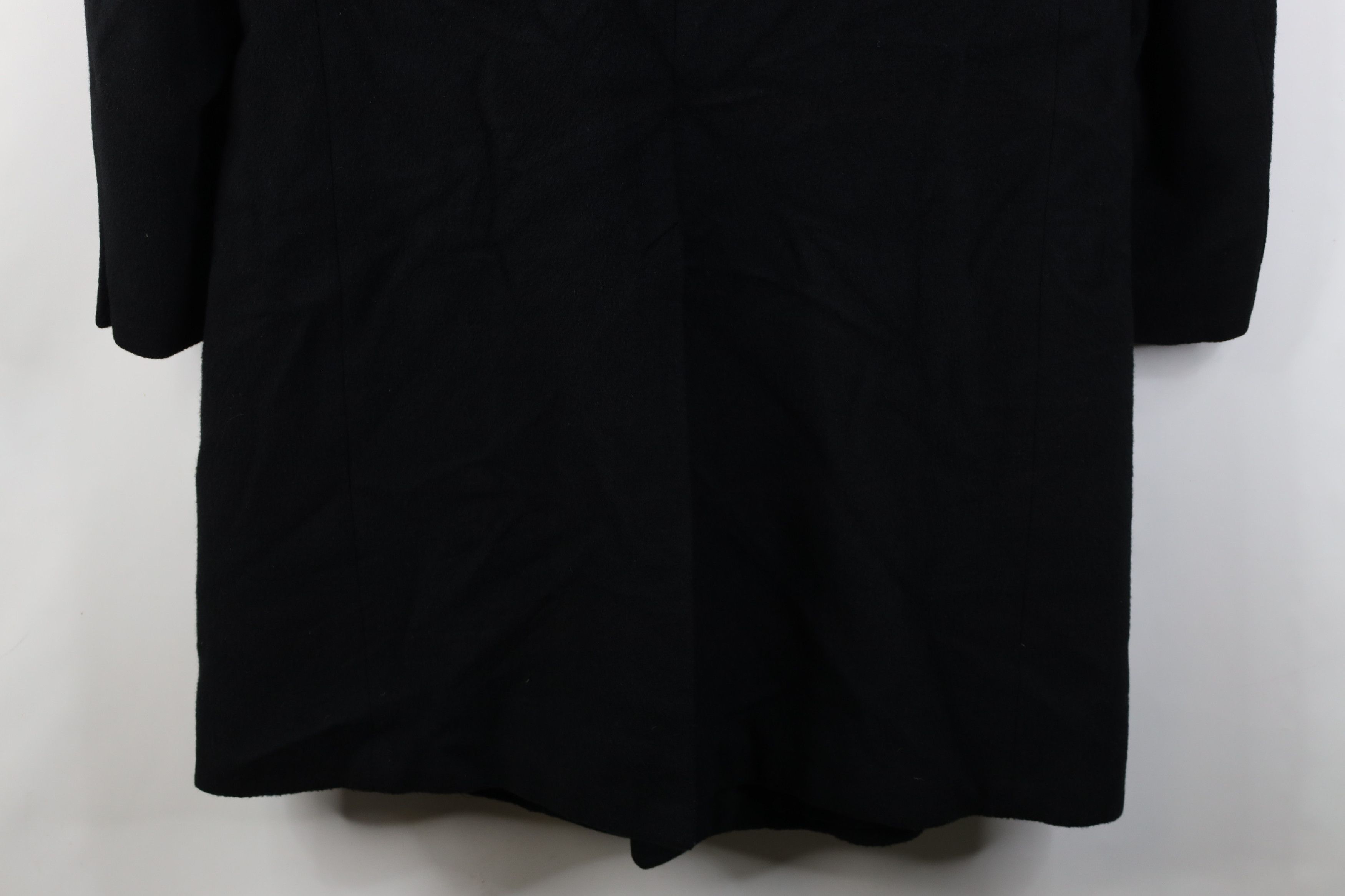 Vintage Vintage 70s Streetwear Button Overcoat Jacket Black USA Size US XXL / EU 58 / 5 - 17 Thumbnail
