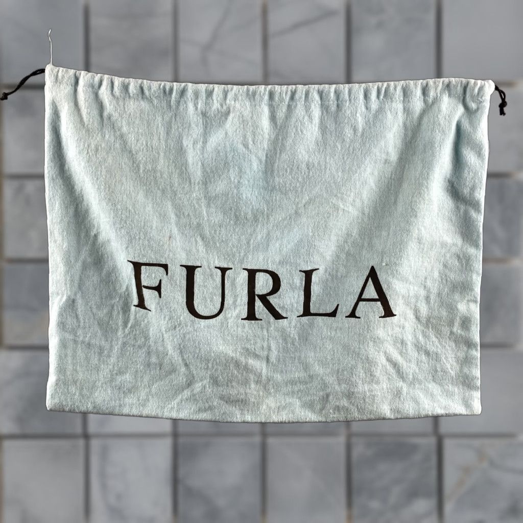 Furla Furla Duster Bag Blue 14x16 Pull String Drawstring Bag - Furla 14x16 Blue Duster Bag Size ONE SIZE - 1 Thumbnail
