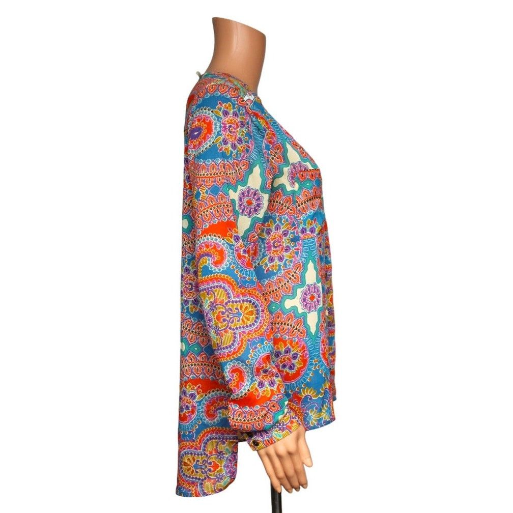 Other Gimmicks by BKE Long Sleeve Sheer Top Women's Size Medium Size M / US 6-8 / IT 42-44 - 2 Thumbnail