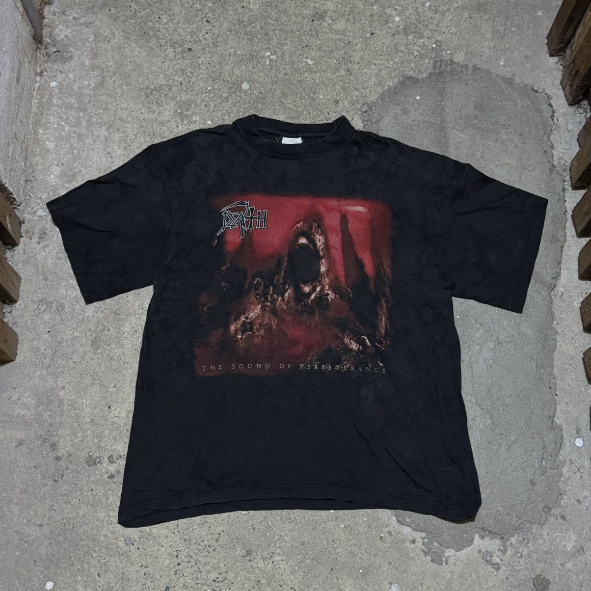 Band Tees × Vintage Vintage Death The Sound of perseverance 1998 blue grape Size US XL / EU 56 / 4 - 1 Thumbnail