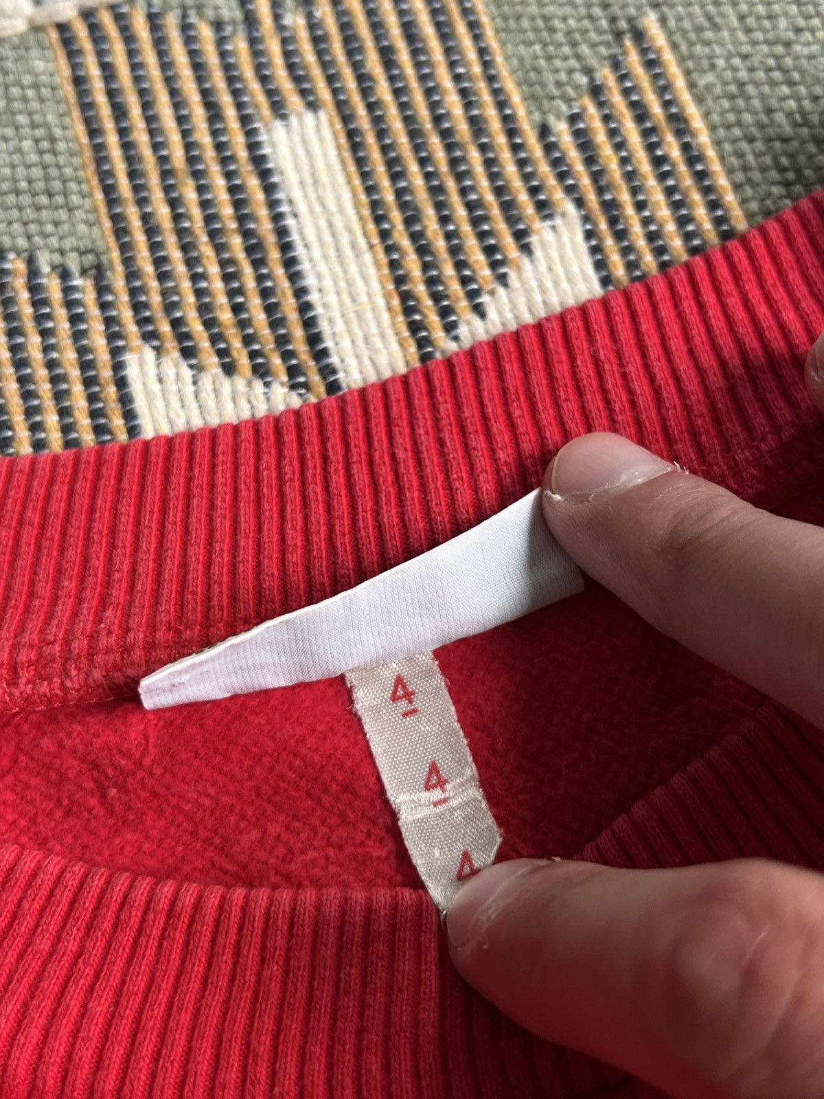 Lacoste Vintage Lacoste Chemise Knitwear Sweatshirt Size US L / EU 52-54 / 3 - 10 Thumbnail