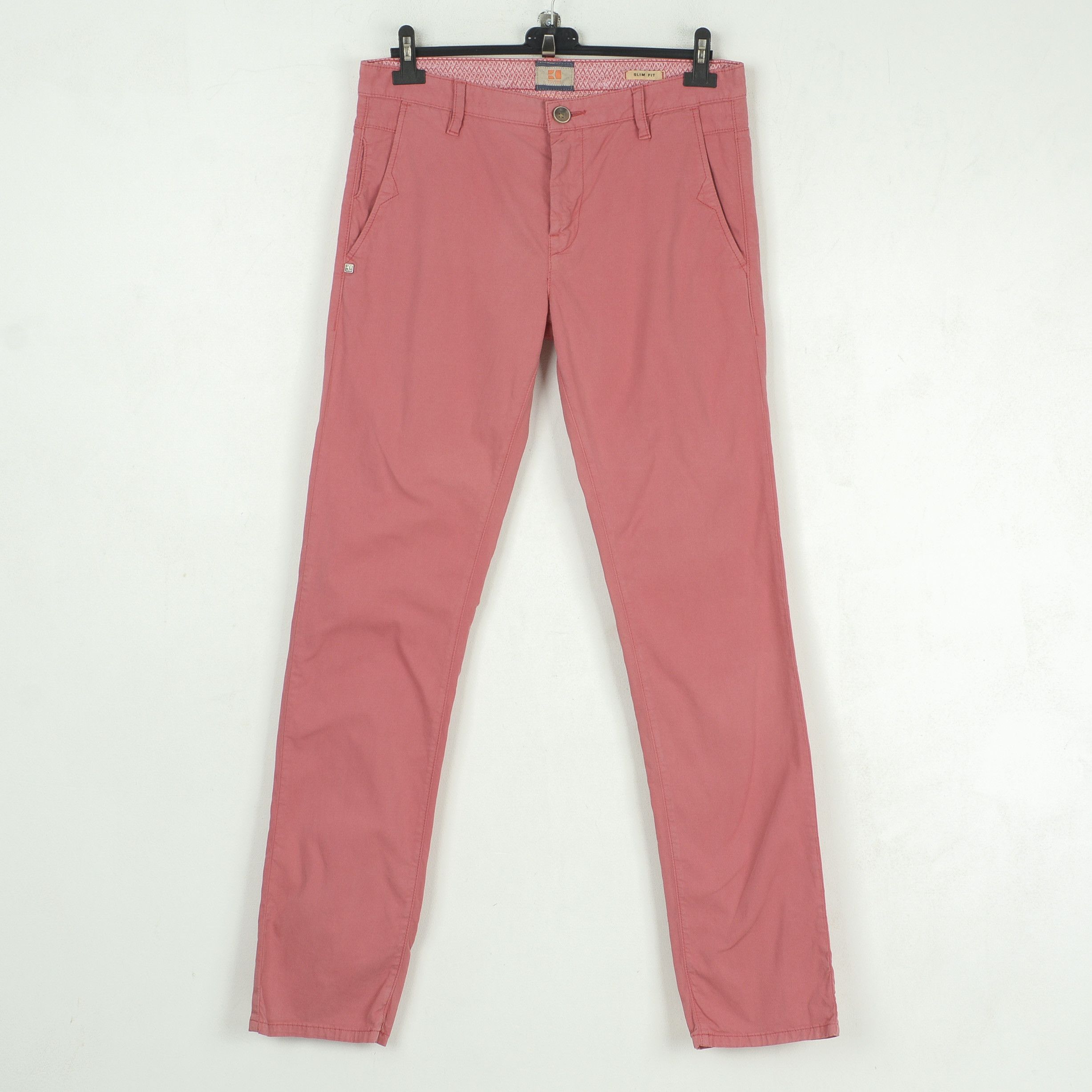 Hugo Boss Orange Sairy W34 L34 Pink Pants Trousers Zip Fly Work Size US 32 / EU 48 - 1 Thumbnail