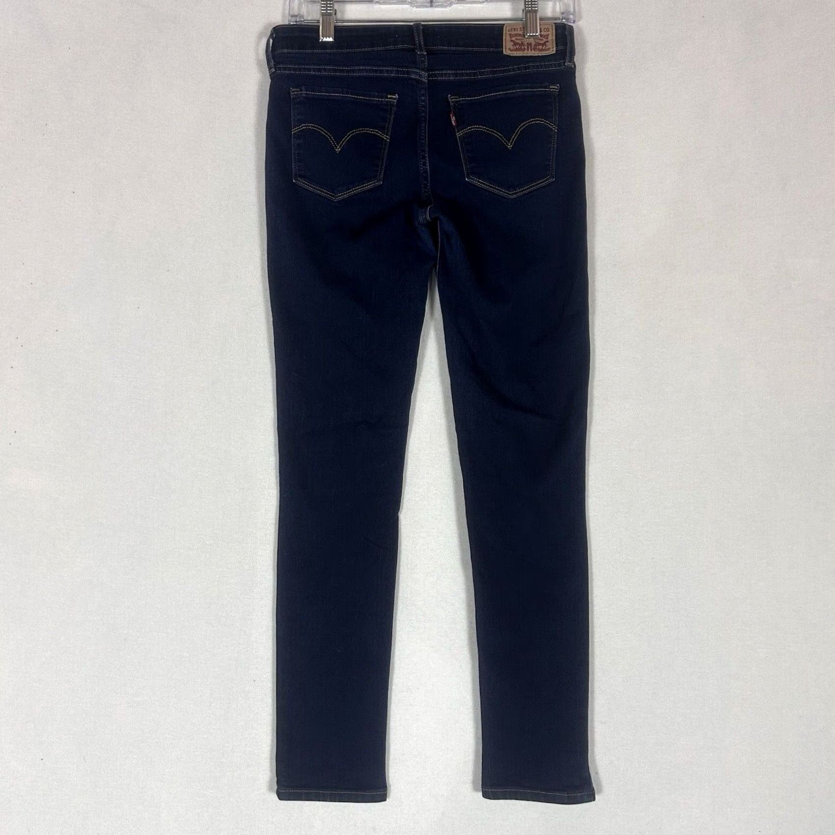 Levi's Levi’s 711 Skinny Jeans Womens 27 Mid-Rise Dark Wash Blue 5-Pocket Denim Pants Size 27" / US 4 / IT 40 - 6 Thumbnail