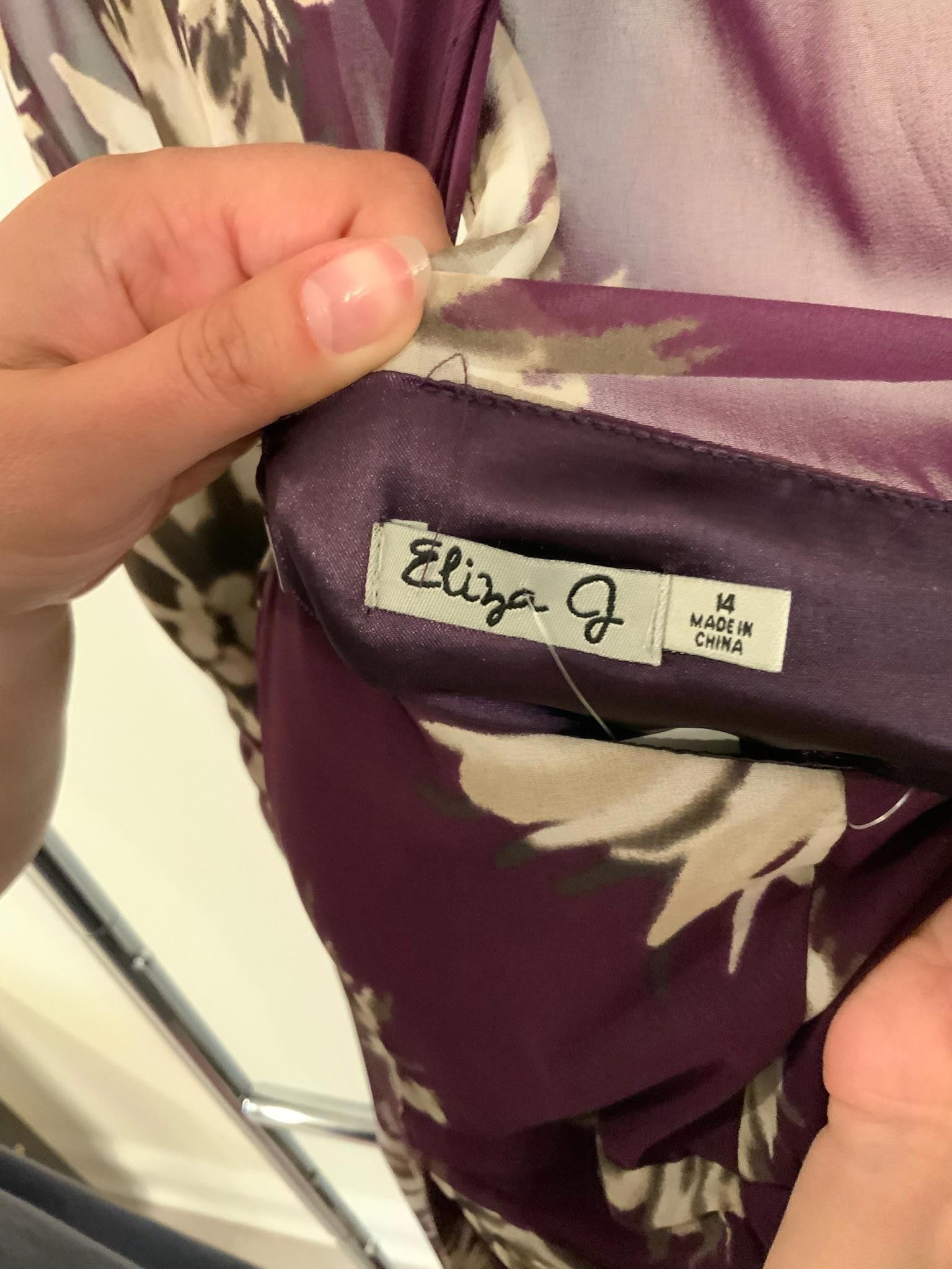 Designer Elegant Eliza J Floral Maxi Dress Size XL / US 12-14 / IT 48-50 - 3 Thumbnail