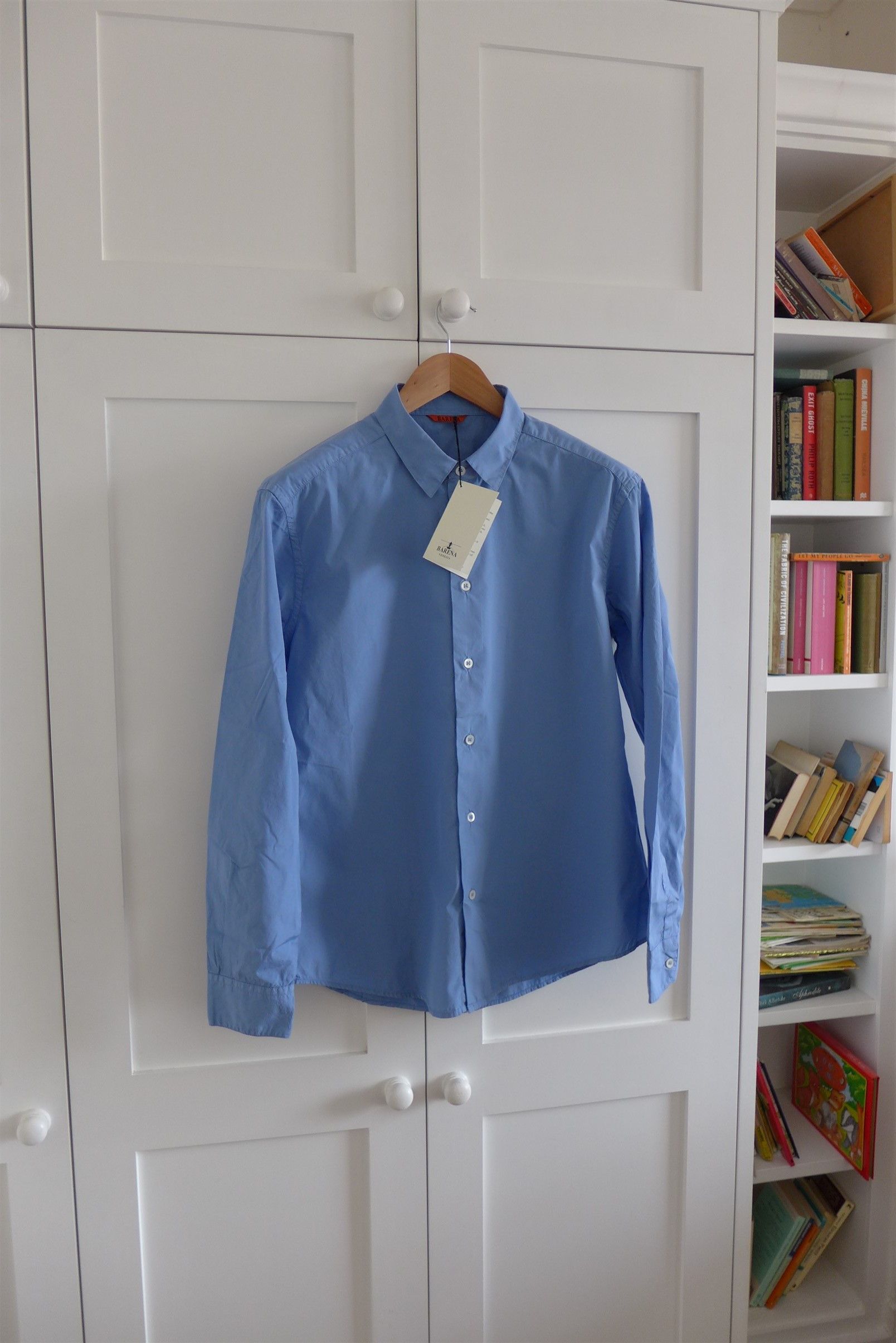 Barena Barena Coppi Supio Shirt -- Sky Blue Cotton Size US L / EU 52-54 / 3 - 6 Thumbnail