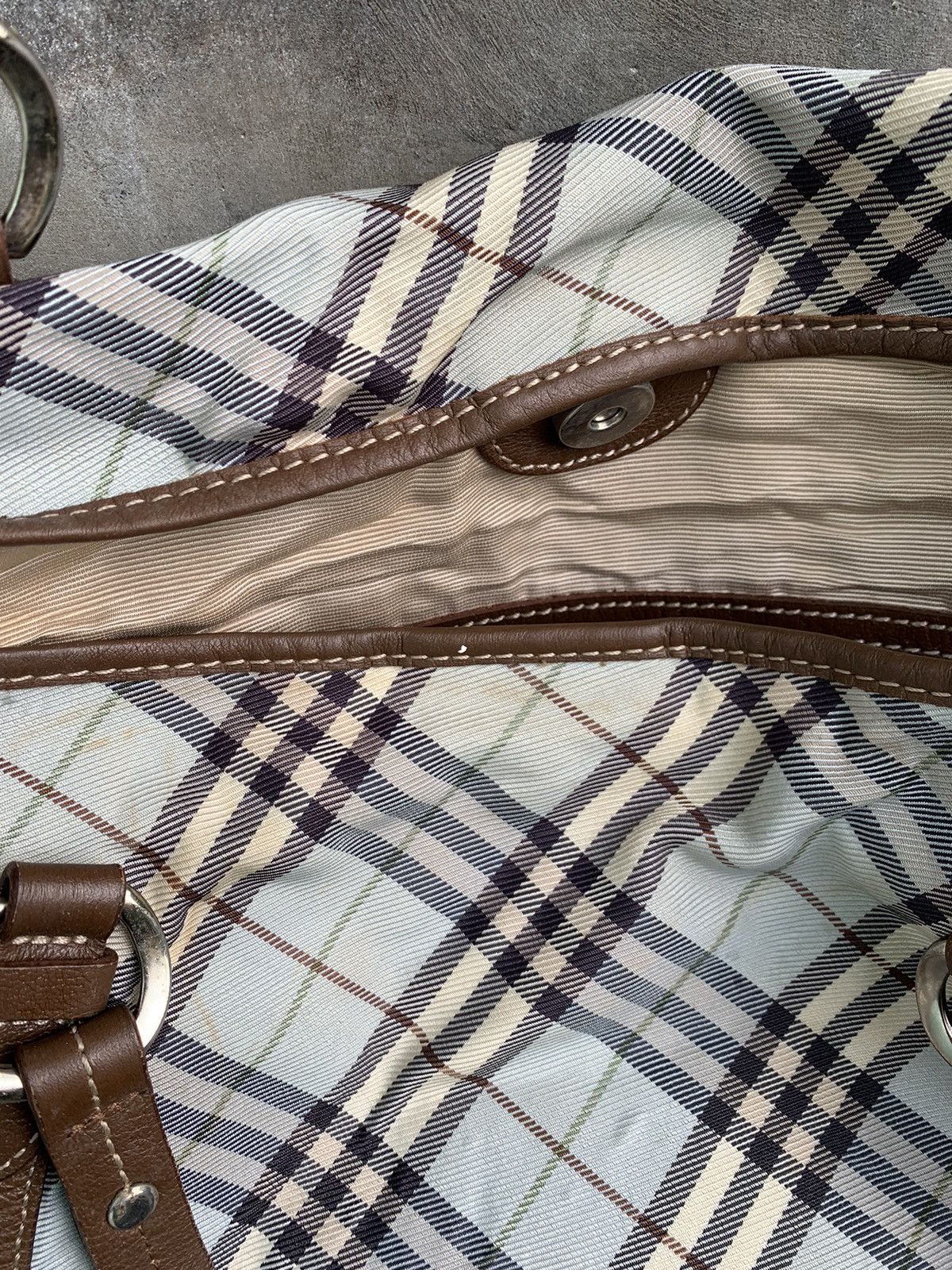 Burberry Nova Plaid Shoulder Bag Size ONE SIZE - 13 Thumbnail