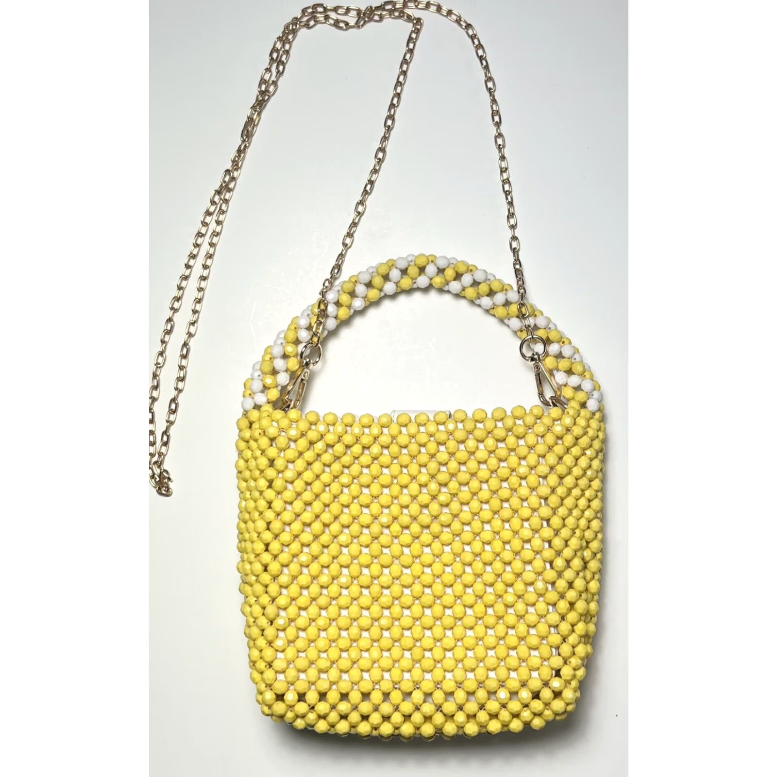 Vintage NWOT Bouffant & Broken Hearts Kendra Dandy Beaded Lemon Purse Crossbody Bag Size ONE SIZE - 5 Thumbnail