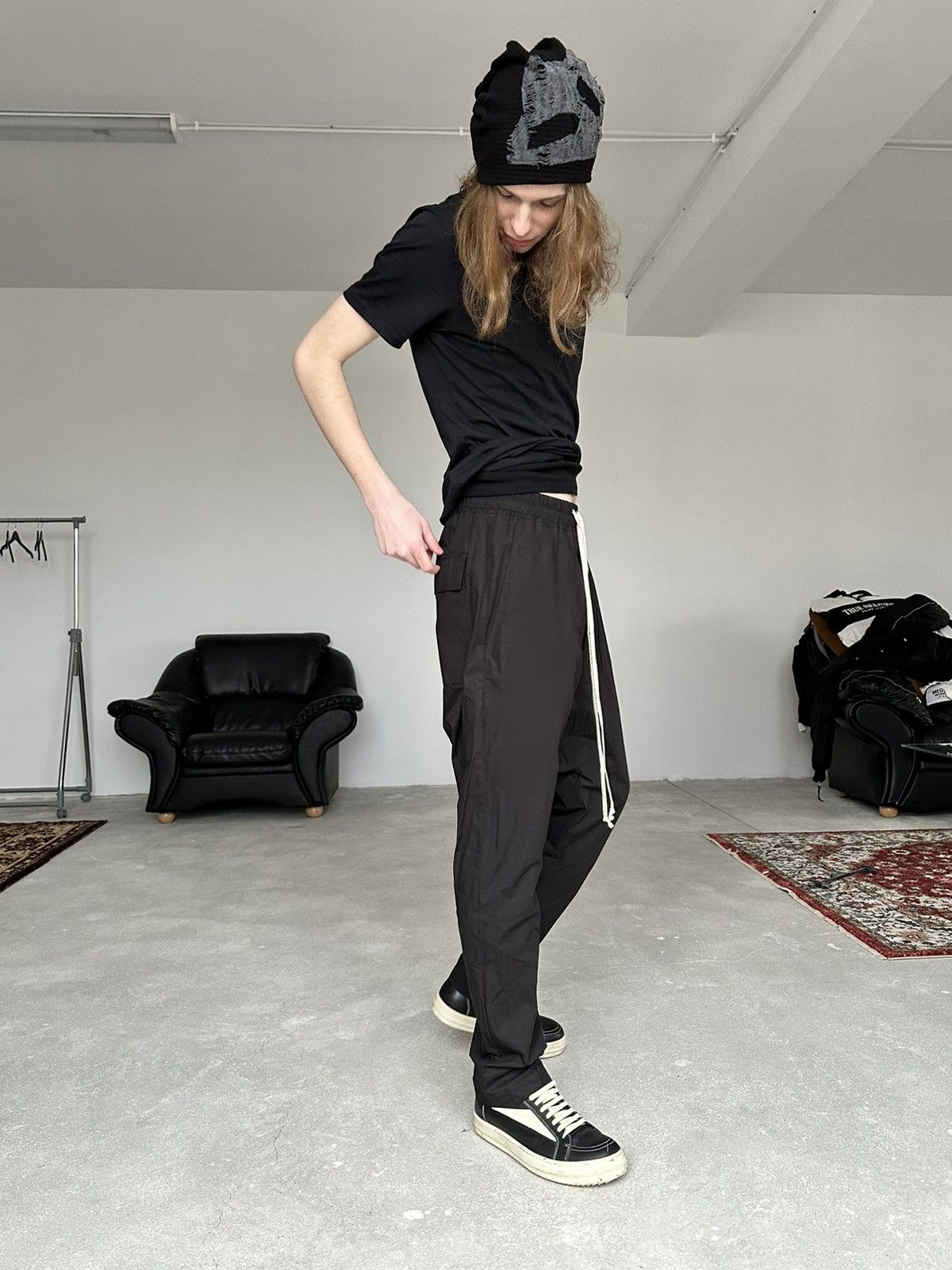 Rick Owens RICK OWENS LIGHT COTTON PANTS / SS24 LIDO Size US 30 / EU 46 - 18 Thumbnail