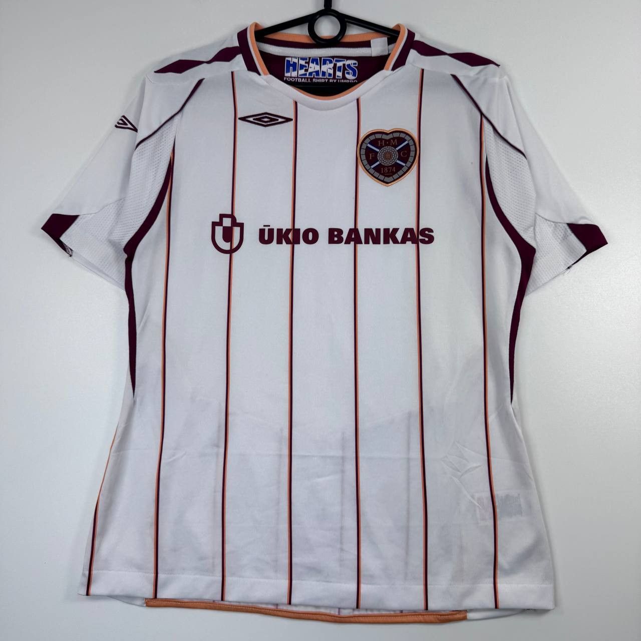 Umbro Heart Of Midlothian FC Away Shirt Umbro Jersey White Size XS Size US XS / EU 42 / 0 - 1 Thumbnail