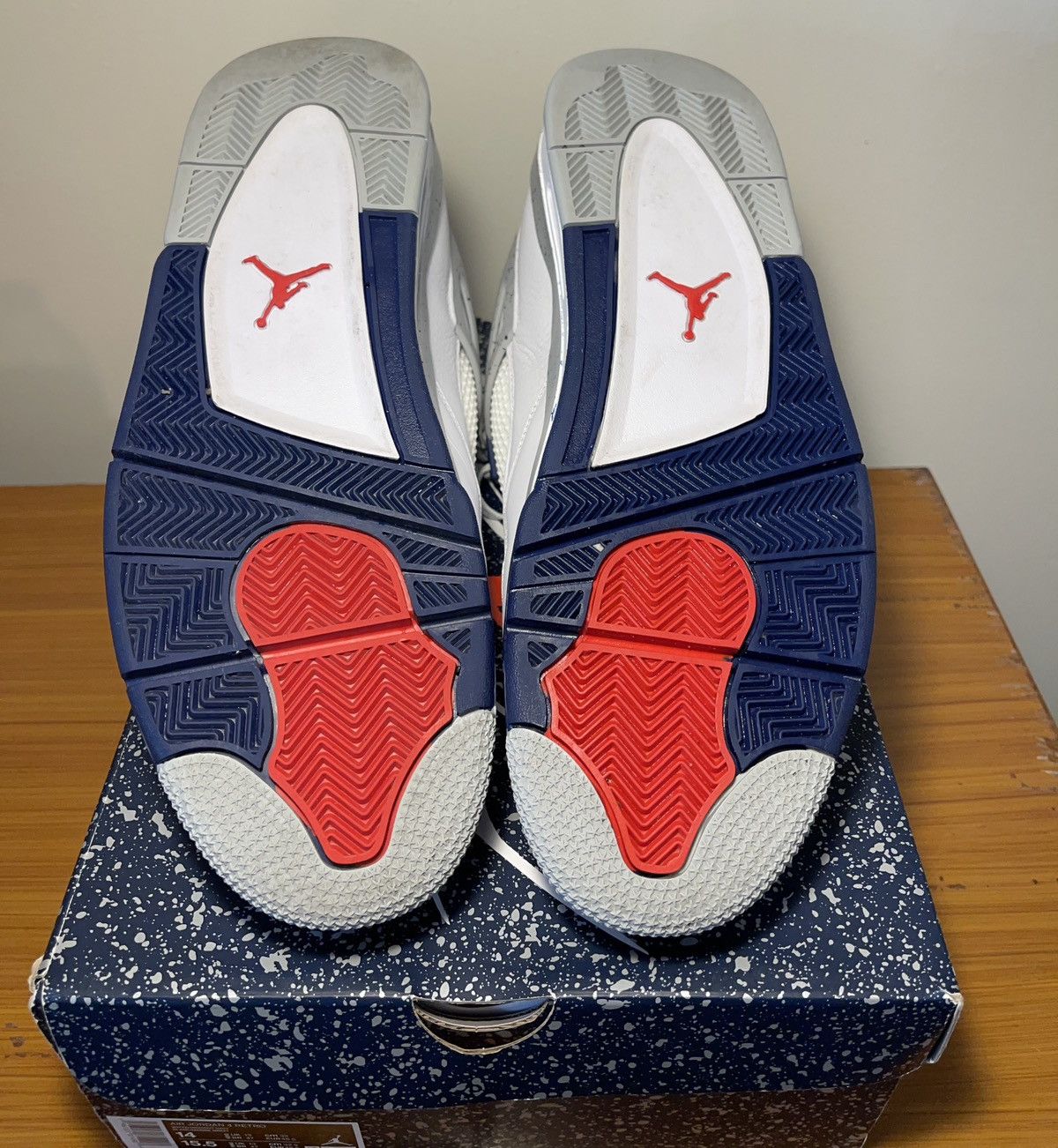 Jordan Brand Air Jordan 4 Retro Midnight Navy DH6927-140 Size US 14 / EU 47 - 5 Thumbnail