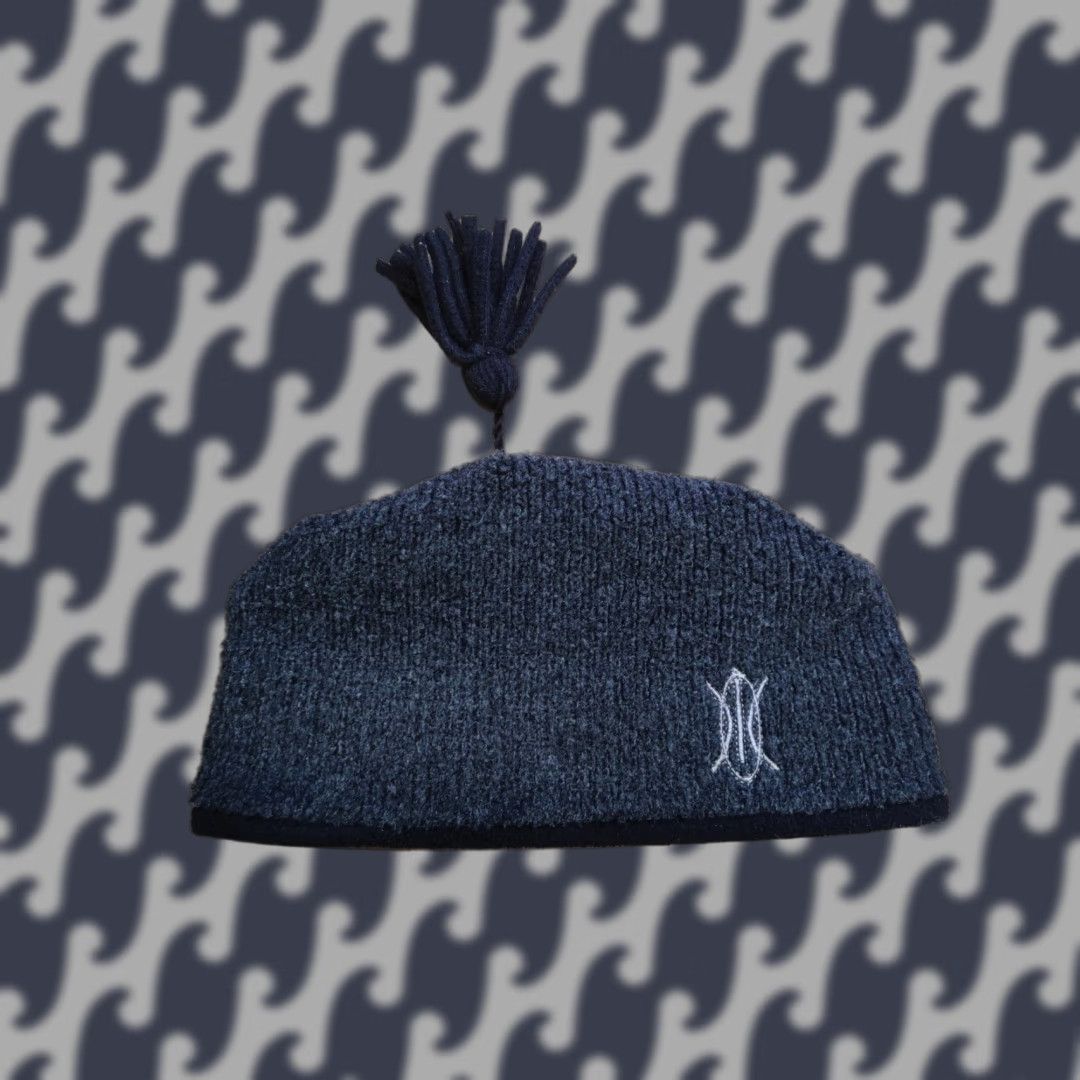 Vintage Eisbar Beanie Hat One Size Gray Ski Hiking Outdoor Thermal Fleece Vintage Lined Beanie Mens Womens Unisex Adults Clothing Accessories Size ONE SIZE - 1 Thumbnail