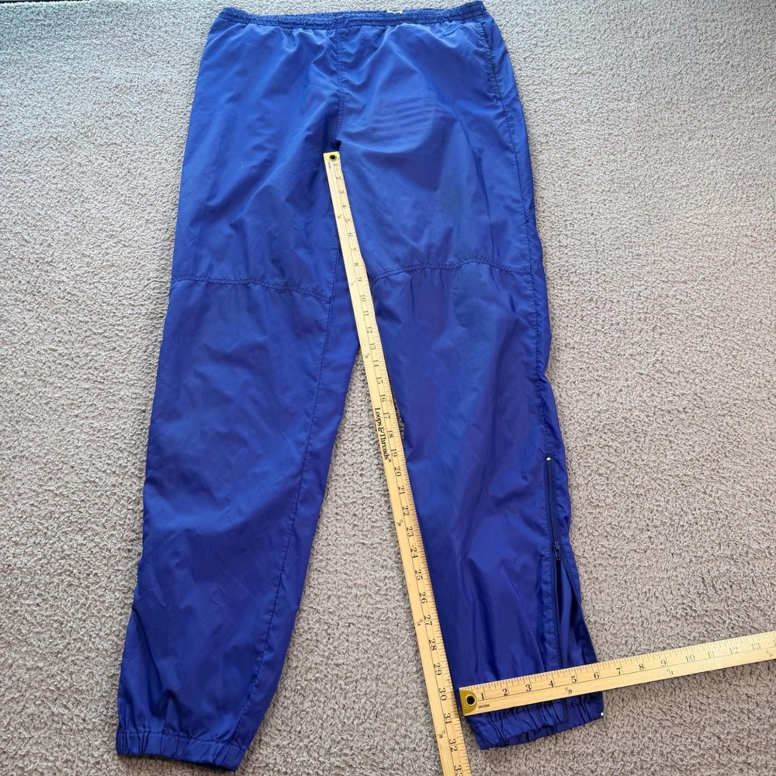 Nike Vintage 90s Nike Windbreaker Pants Nylon Track Mens L Macau Size US 34 / EU 50 - 3 Thumbnail