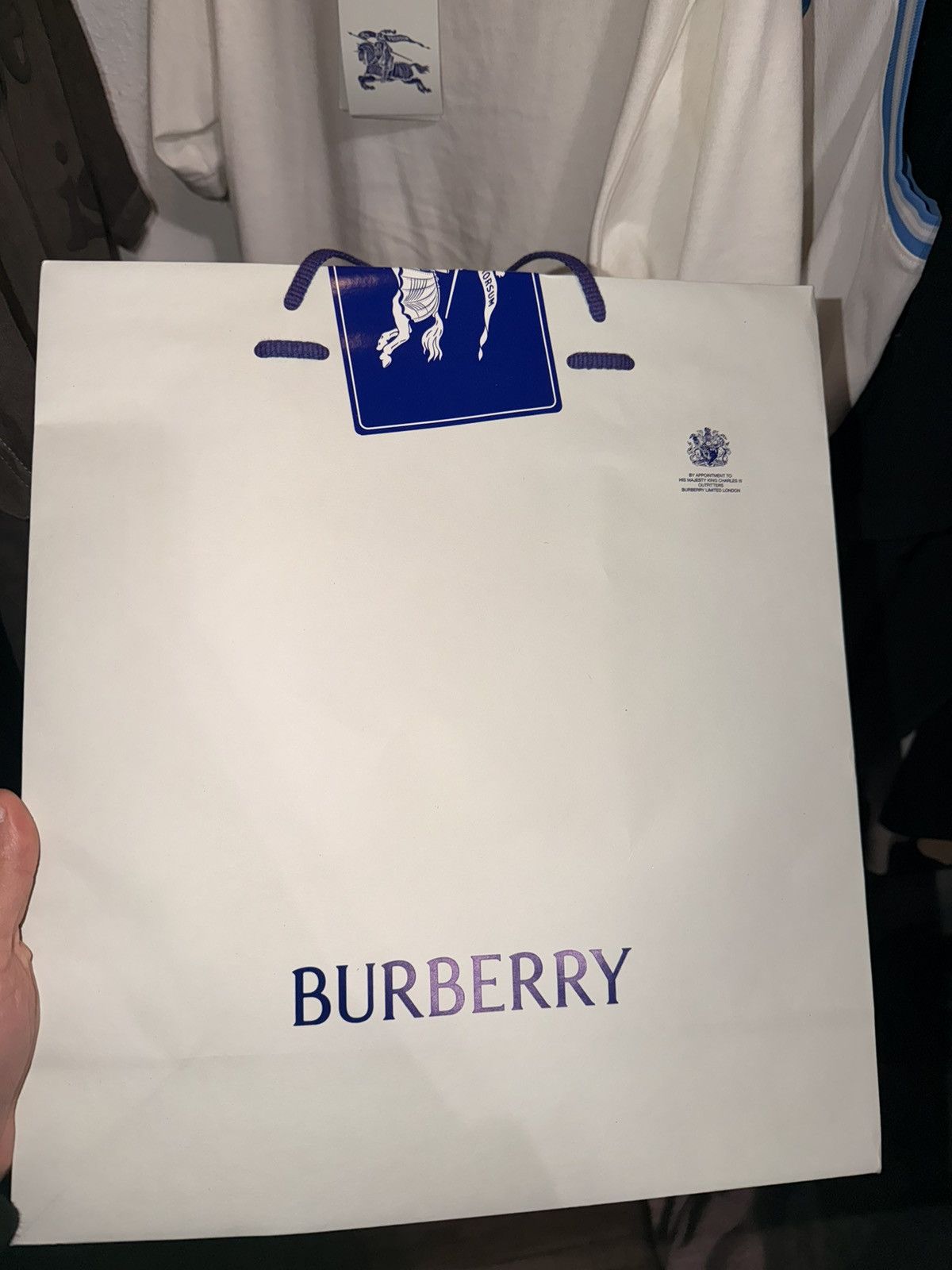 Burberry Burberry white t shirt Size US S / EU 44-46 / 1 - 3 Thumbnail
