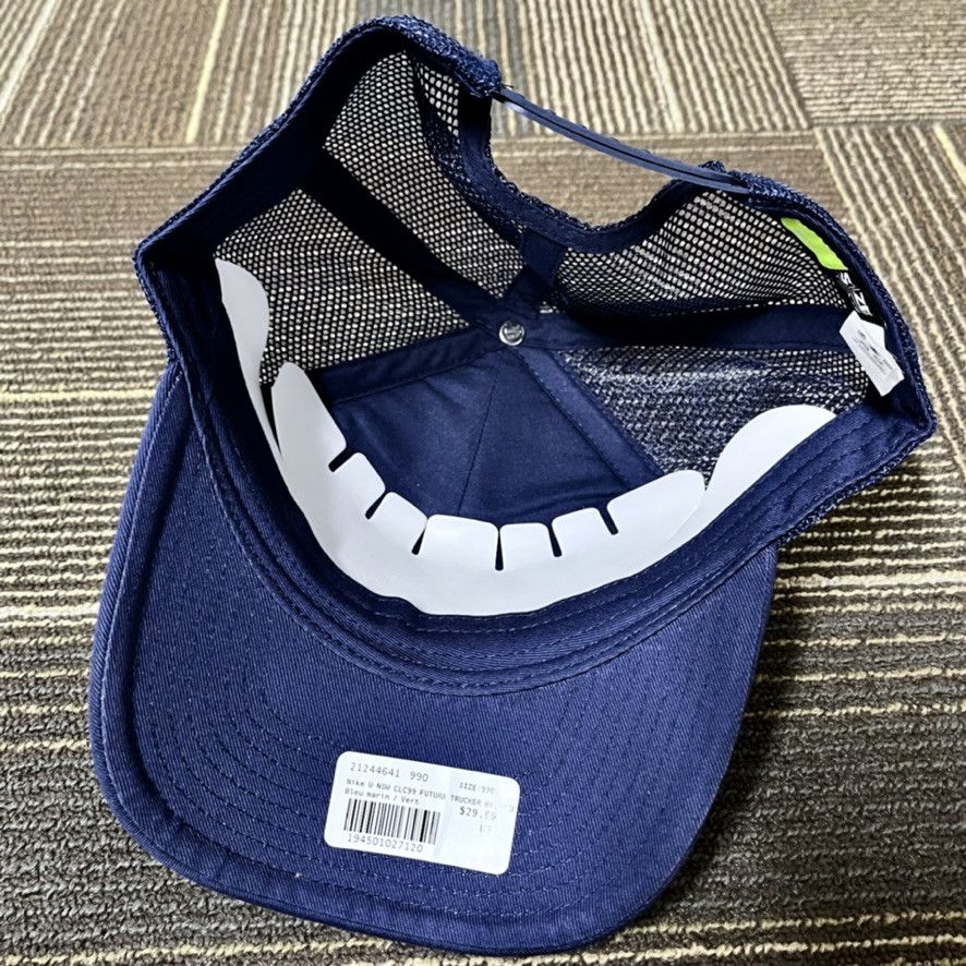 Nike Nike Futura Swoosh Logo Classic 99 Foam Trucker Snapback Hat Size ONE SIZE - 5 Thumbnail