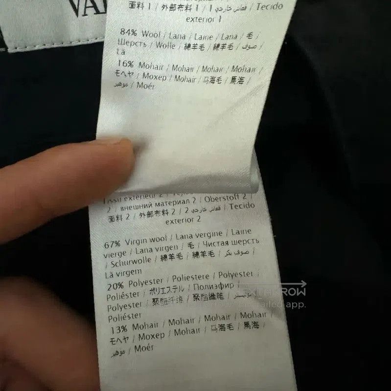 Other Valentino Black Wool Check Casual Pants . Size US 26 / EU 42 - 4 Thumbnail