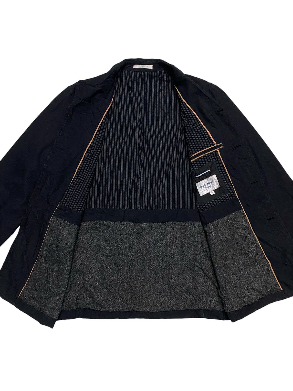Japanese Brand × Kansai Yamamoto × Vintage Vintage kansai yamamoto homme chore jacket button up Size US L / EU 52-54 / 3 - 3 Thumbnail