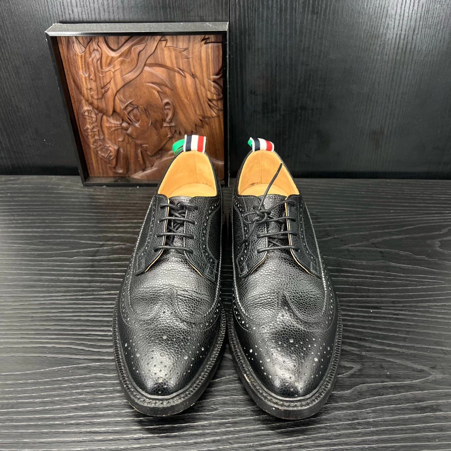 Other Engraved Leather Shoes 8/42 Boxed High Value Size US 9 / EU 42 - 3 Thumbnail