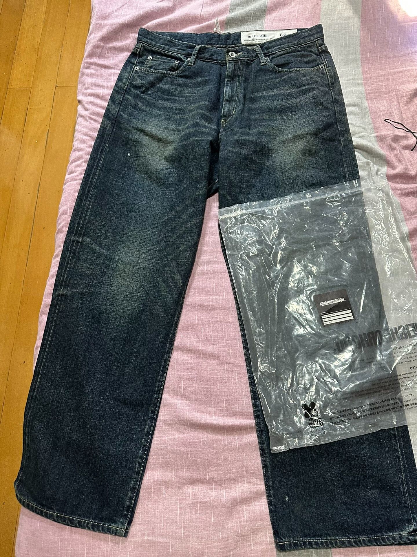 Neighborhood Neighborhood Wide-Leg Denim Jeans in Blue Size US 30 / EU 46 - 1 Thumbnail