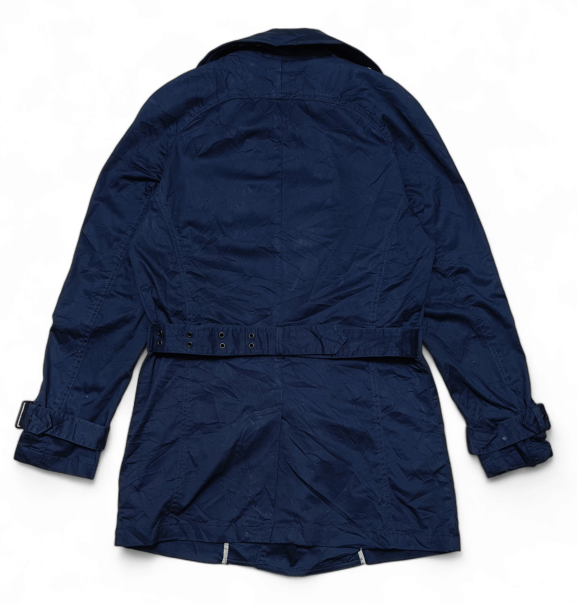 Other H&M Women's Navy Trench Coat Size XS / US 0-2 / IT 36-38 - 3 Thumbnail