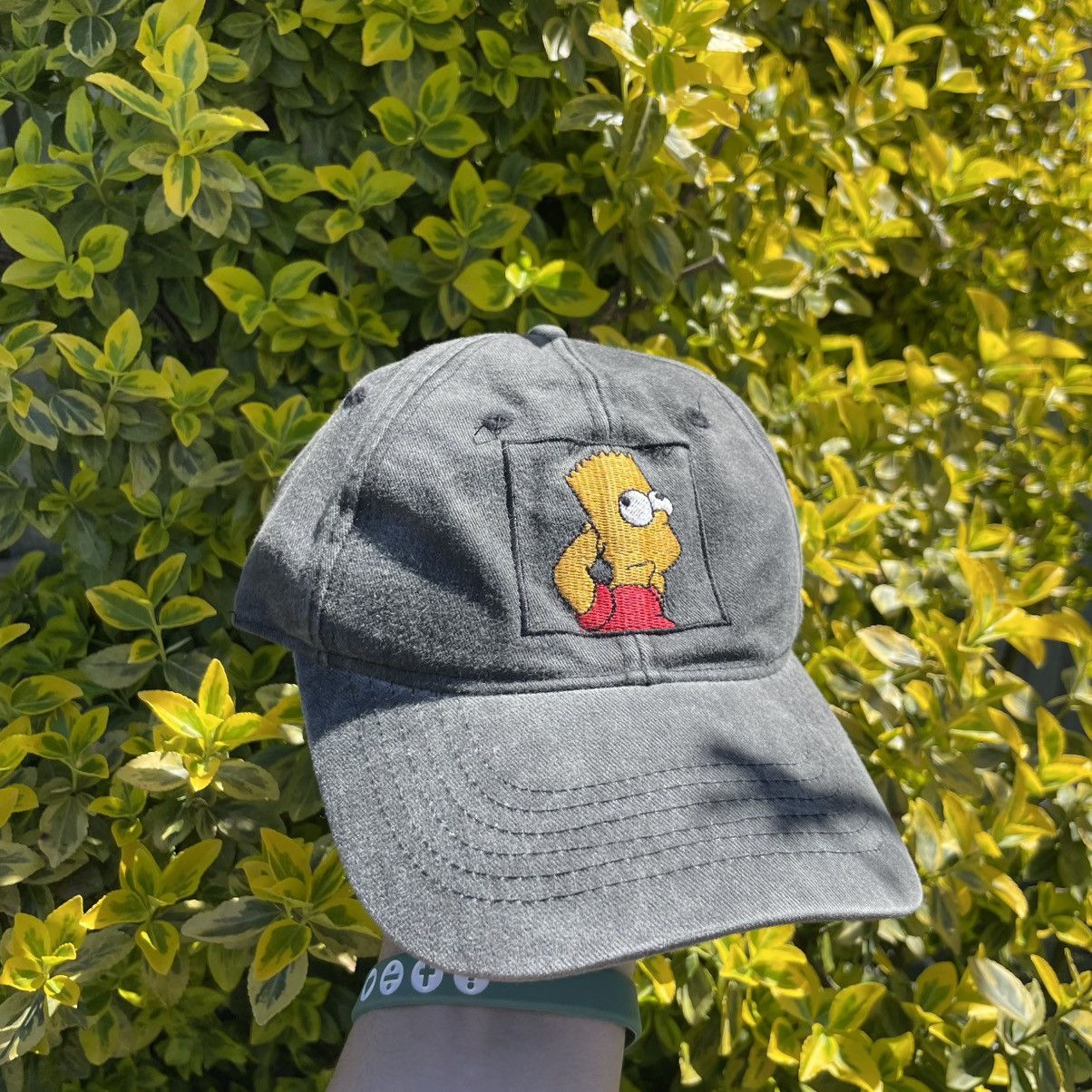 The Simpsons Vintage 1993 The Simpsons Bart No Problem Hat Size ONE SIZE - 1 Thumbnail