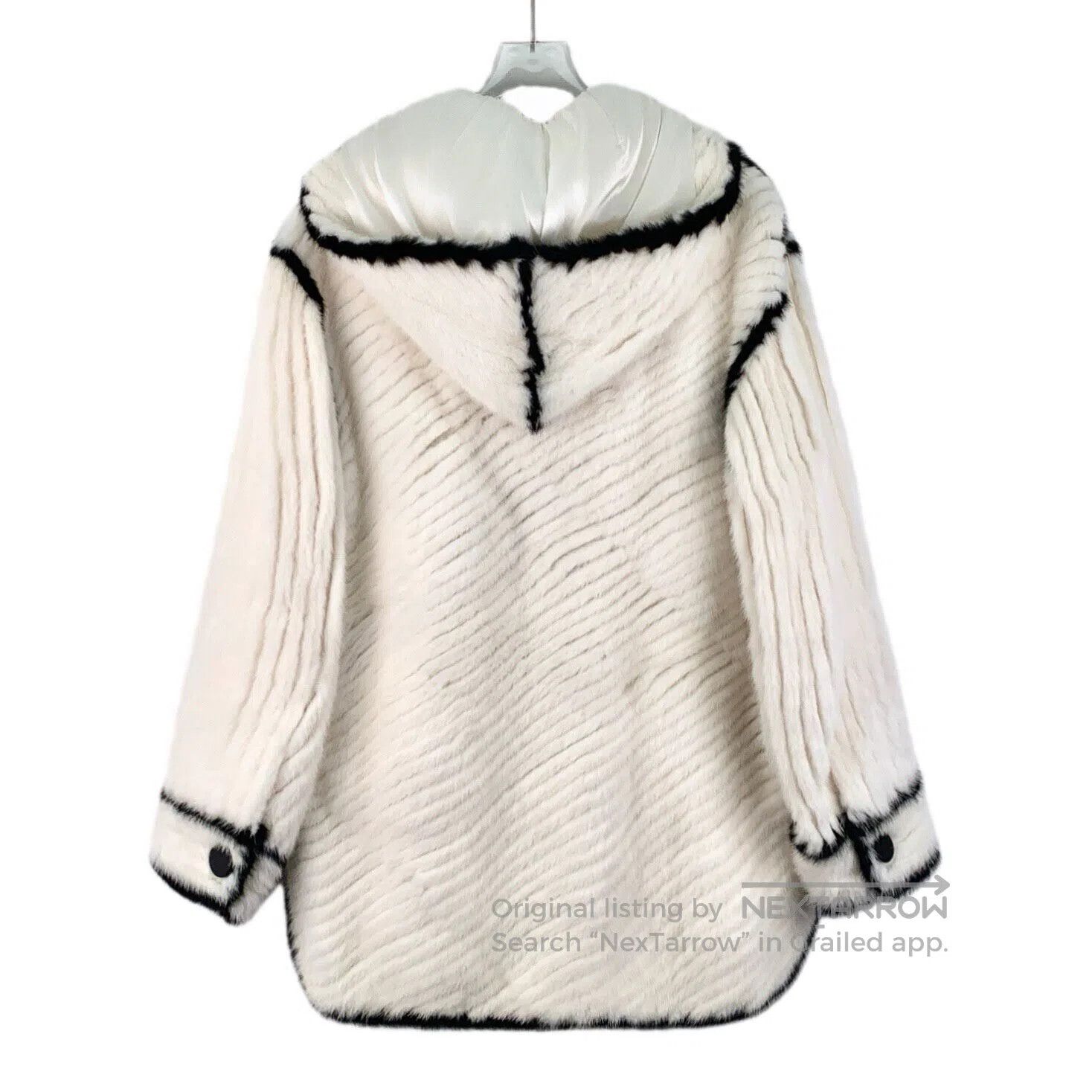 Fendi FENDI White Edge Design Silk Collar Hooded Single-breasted Size XS / US 0-2 / IT 36-38 - 2 Thumbnail