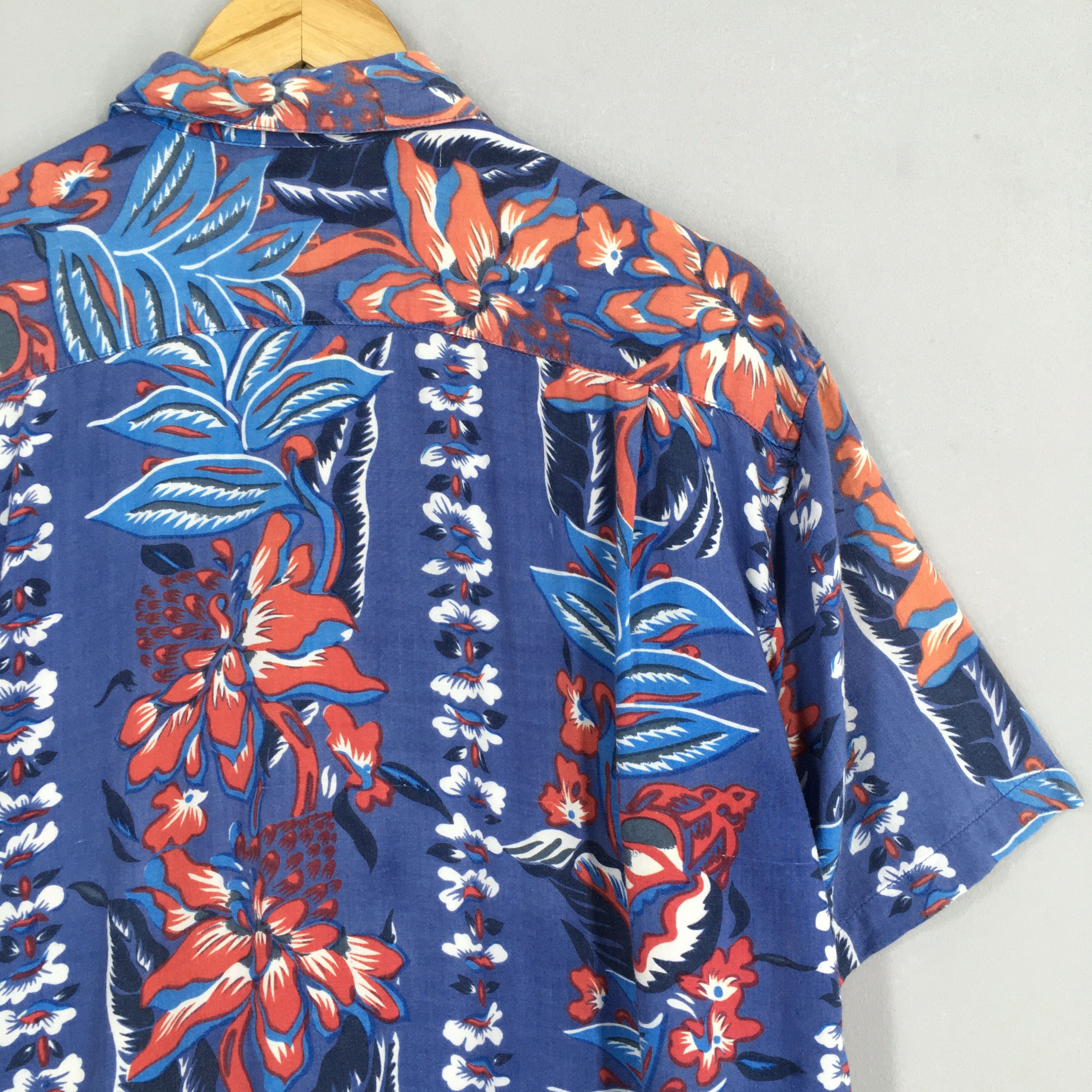 Vintage 90s Living Island Hibiscus Flower Tropical Hawaii Shirt Size US L / EU 52-54 / 3 - 8 Thumbnail
