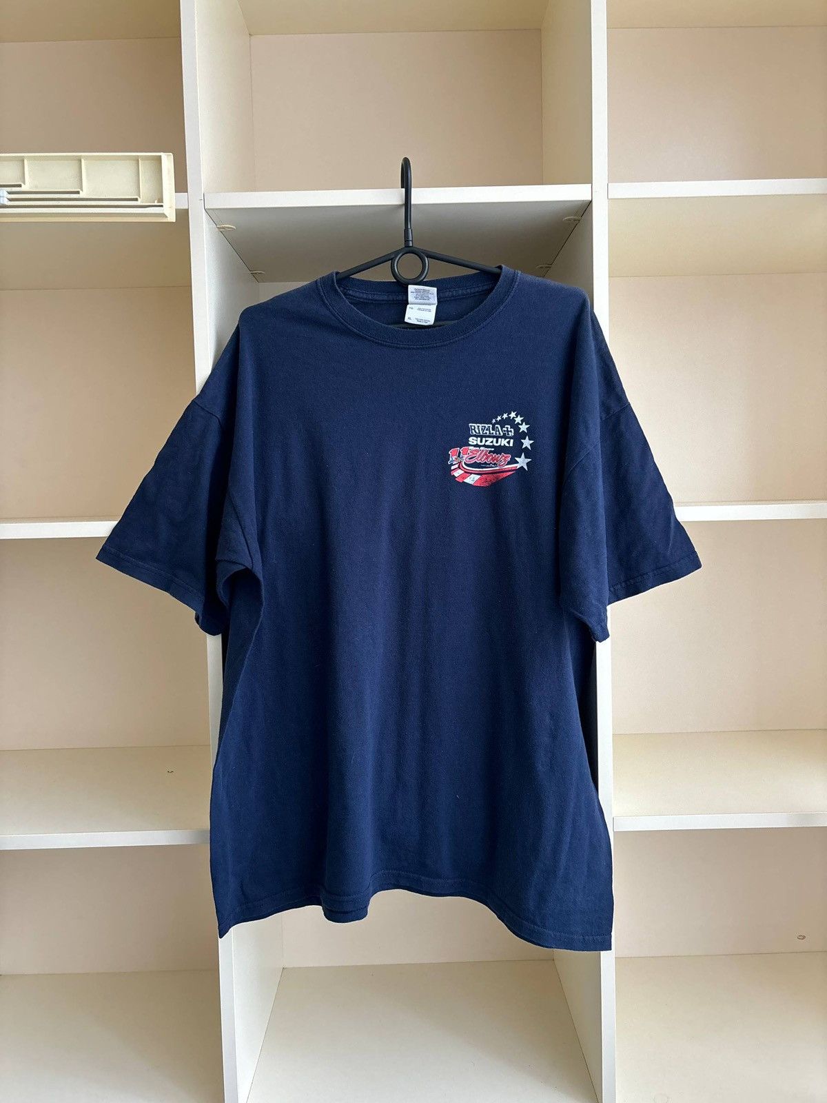 Japanese Brand Vintage Rizla Suzuki MotoGP Racing T-Shirt Ben Spies Size US XL / EU 56 / 4 - 5 Thumbnail