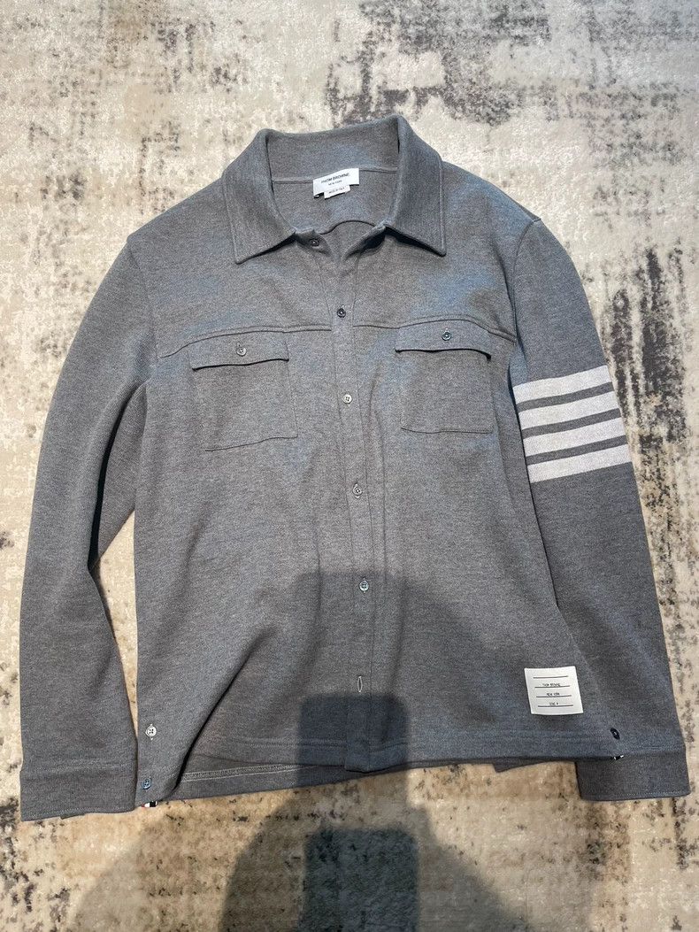 Thom Browne Thom Browne size4 Cotton coat Size US XL / EU 56 / 4 - 1 Thumbnail
