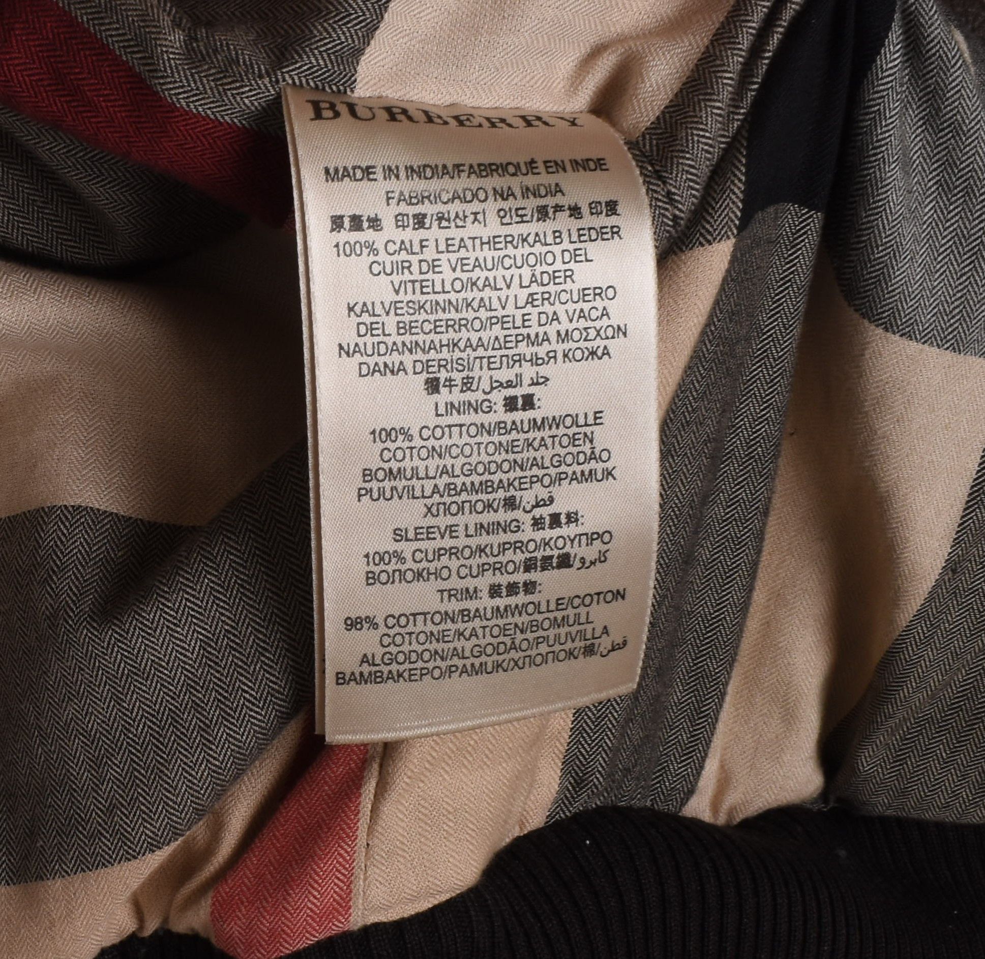 Burberry Burberry Brit Men Jacket Leather Multi Pocket, Vintage, M Size US M / EU 48-50 / 2 - 12 Thumbnail