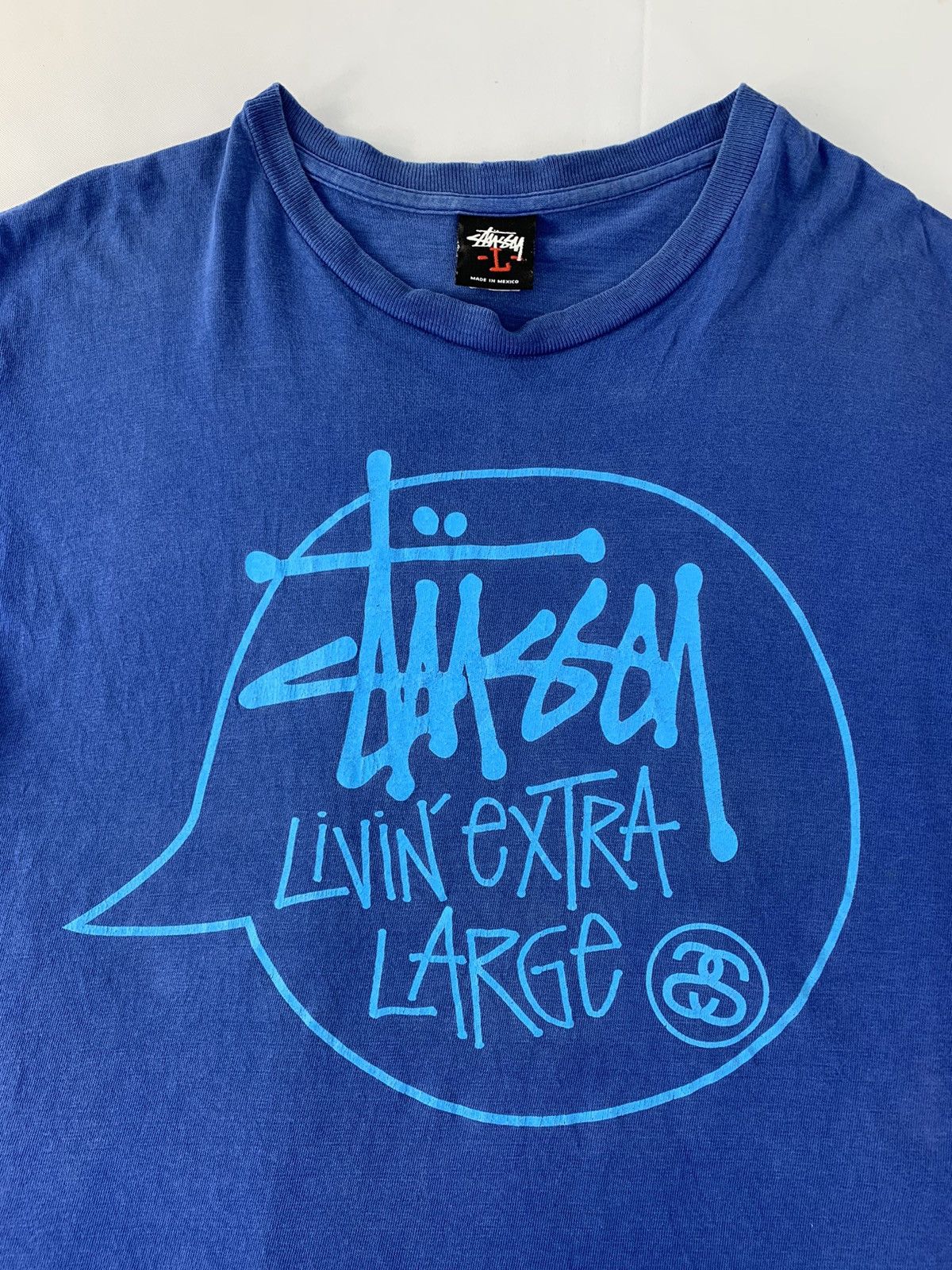 Stussy Stussy Livin Extra Large Spell Out Printed Casual Tee Size US M / EU 48-50 / 2 - 4 Thumbnail