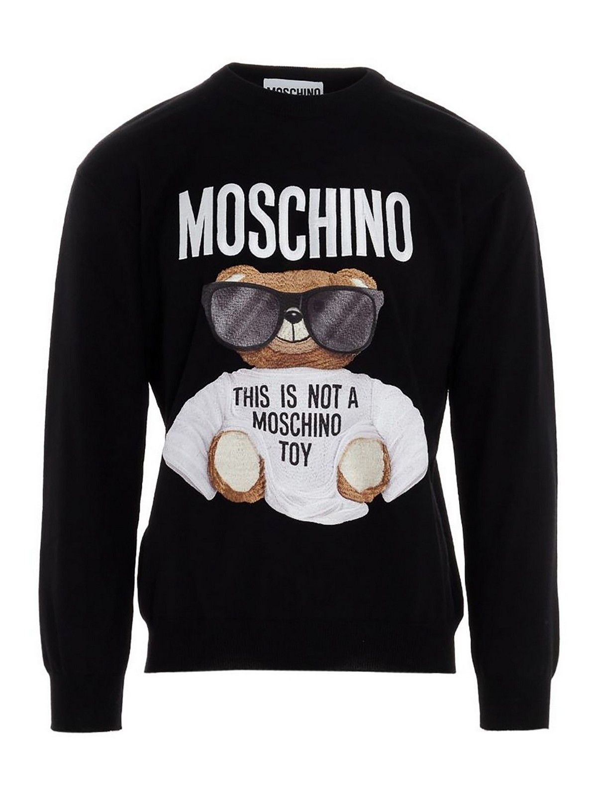 Moschino o1y0225 Logo Sweater in Black Size US S / EU 44-46 / 1 - 1 Thumbnail