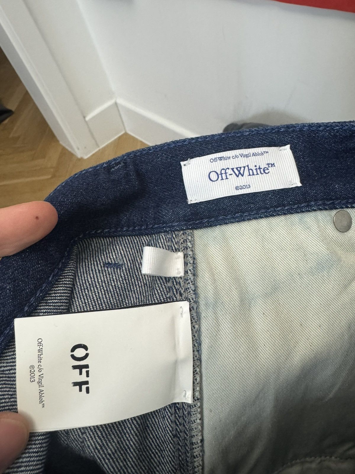 Off-White Off-White Body Scan Oversize Denim Pants Rare Designer Hype Size US 30 / EU 46 - 5 Thumbnail