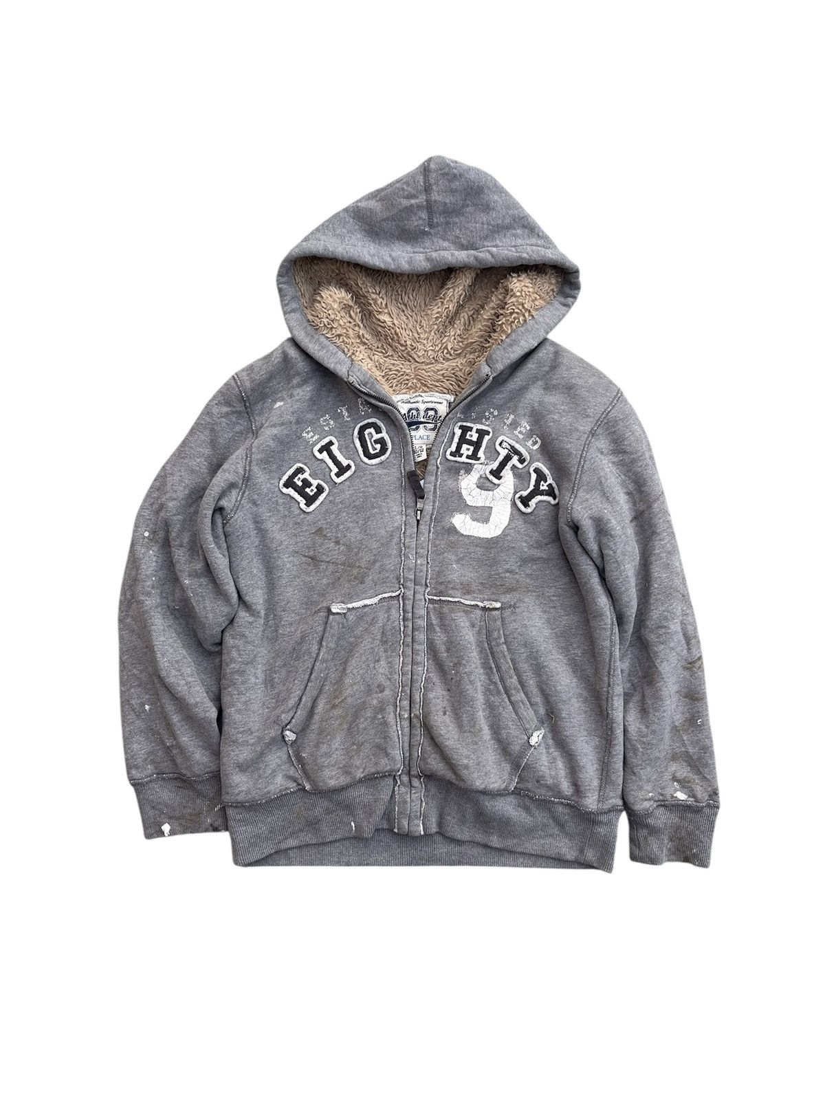 Japanese Brand Athl Dept Destroyed Hoodie Y2K Size US S / EU 44-46 / 1 - 1 Thumbnail