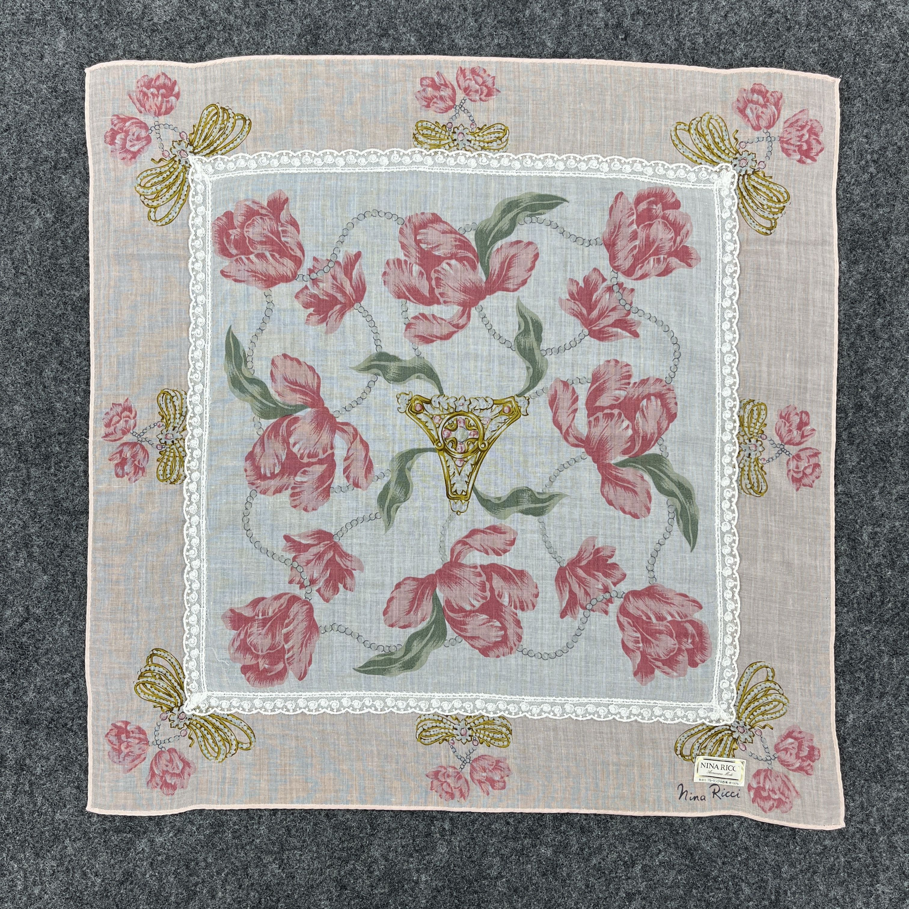 Nina Ricci Nina Ricci Handkerchief / Bandana / Neckerchief B279 Size ONE SIZE - 2 Thumbnail