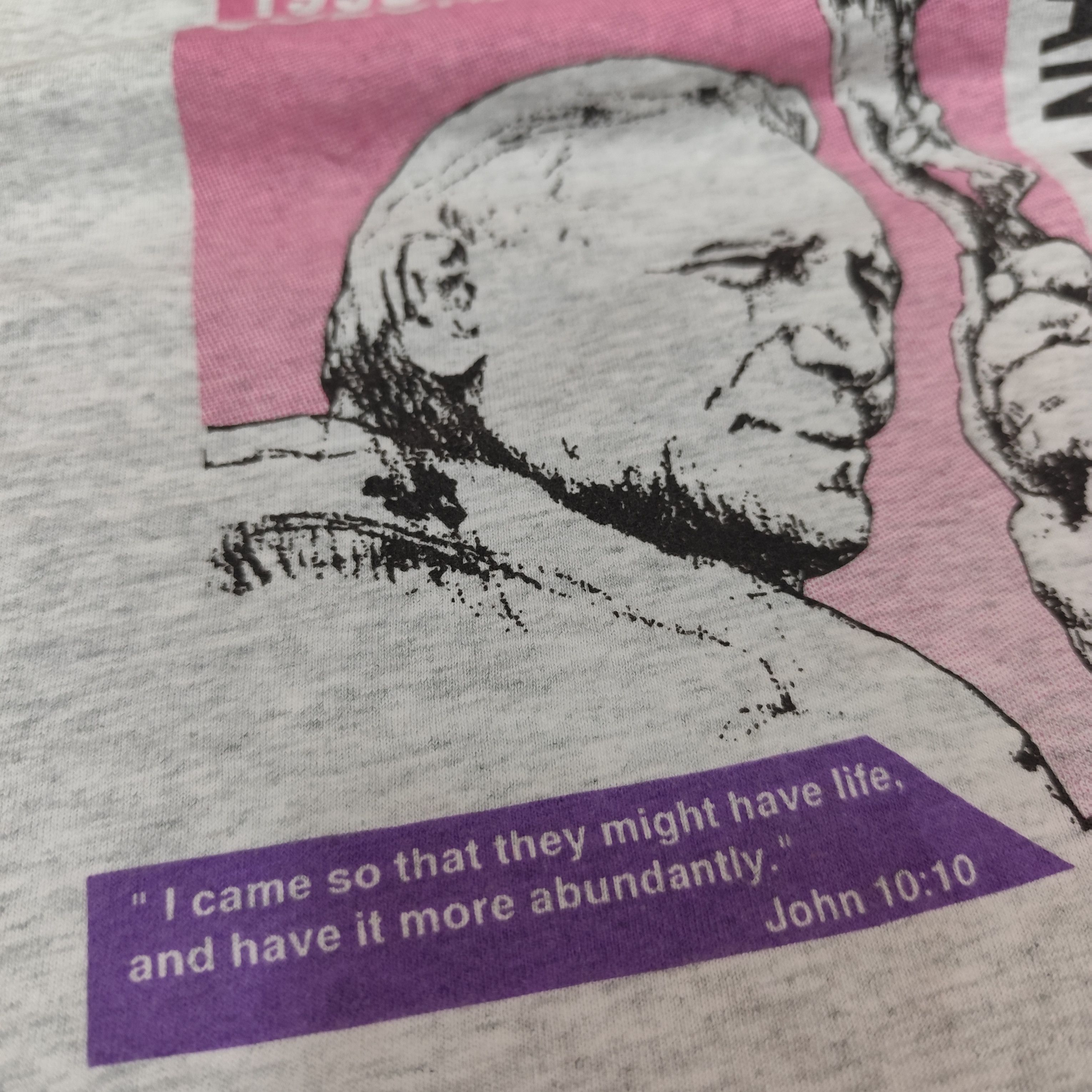Fruit Of The Loom × Vintage WORLD YOUTH DAY 1993 X ROMAN CATHOLIC CHURCH POPE JOHN II Size US XL / EU 56 / 4 - 12 Thumbnail
