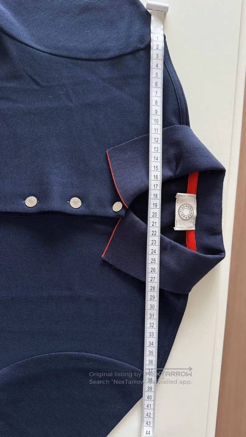 Hermes Hermes Equestrian Polo Shirt with Engraved Metal Buttons Size M / US 6-8 / IT 42-44 - 7 Thumbnail