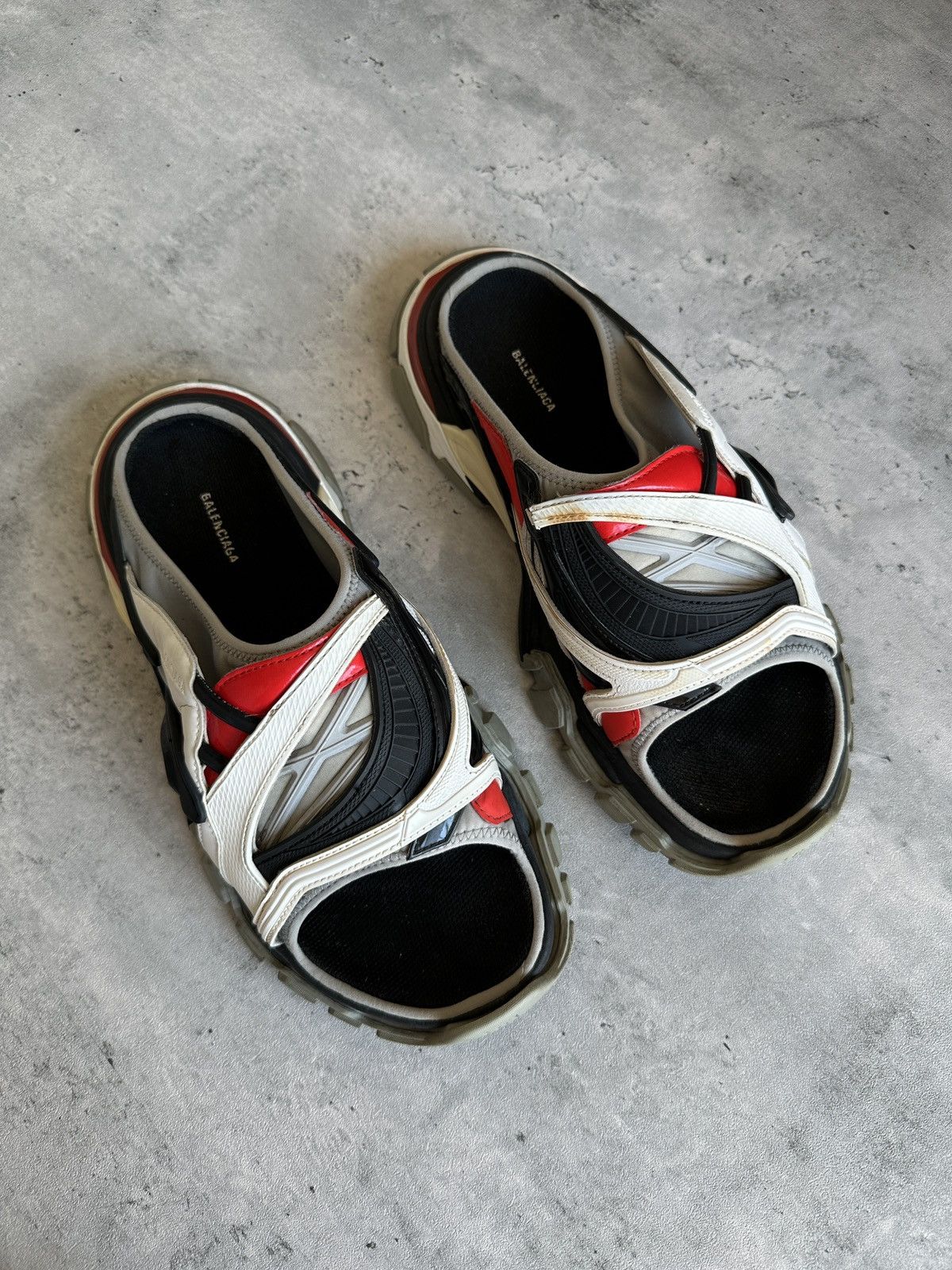 Balenciaga TRACK SLIDE SANDALS Size US 10 / EU 43 - 9 Thumbnail