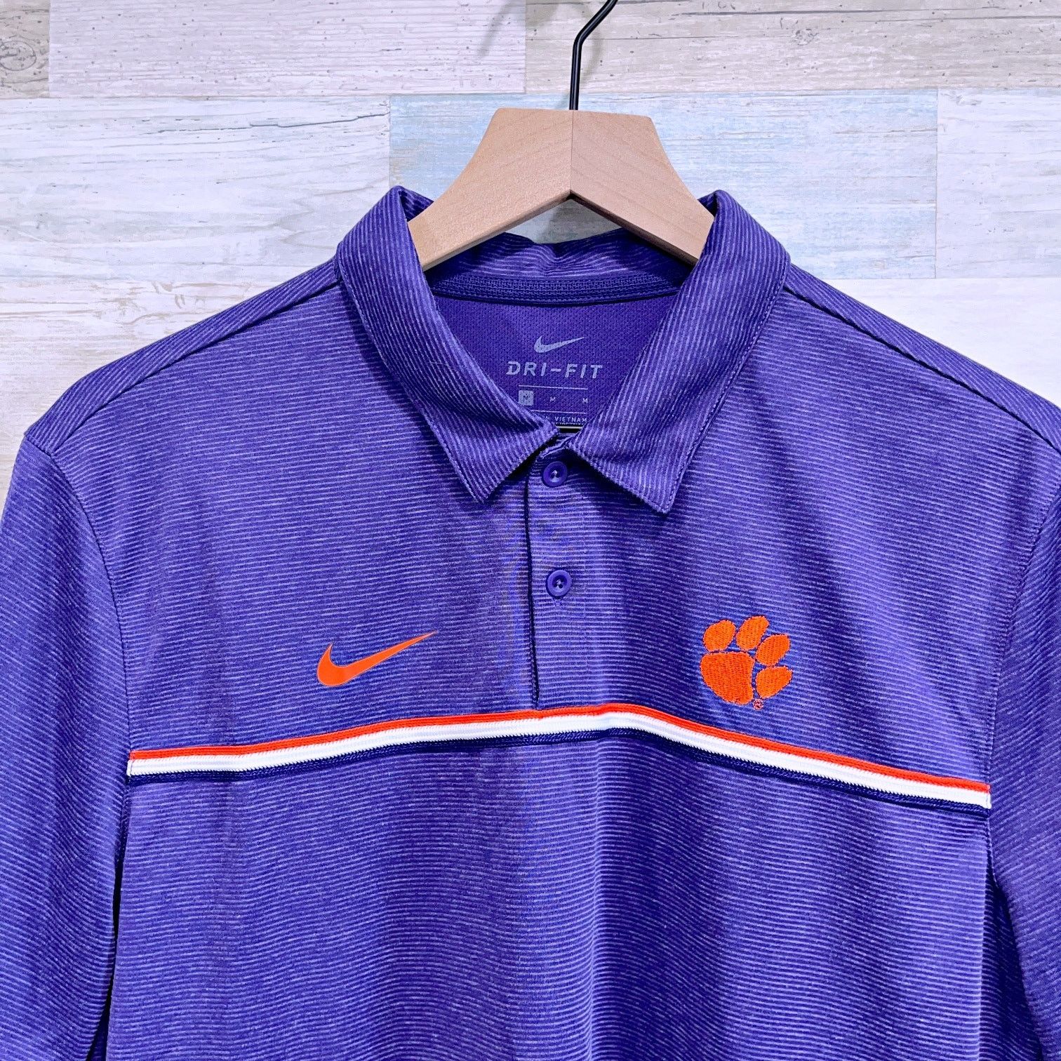 Nike Clemson University Tigers Nike On Field Performance Polo M Size US M / EU 48-50 / 2 - 2 Thumbnail