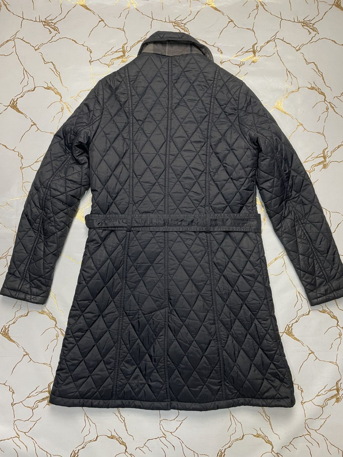 Barbour Barbour Women Arran Quilt Blac Coat Size US 6 UK 10 EUR 36 Size M / US 6-8 / IT 42-44 - 7 Thumbnail