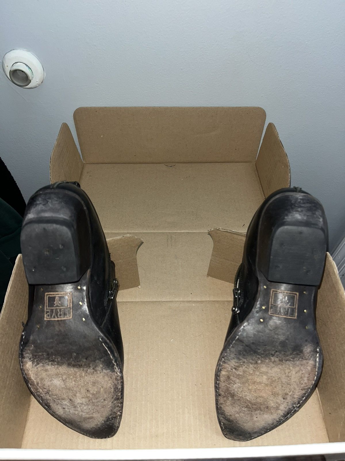 Frye Womens Frye Sacha Moto Shootie Black Size US 9.5 / IT 39.5 - 8 Thumbnail