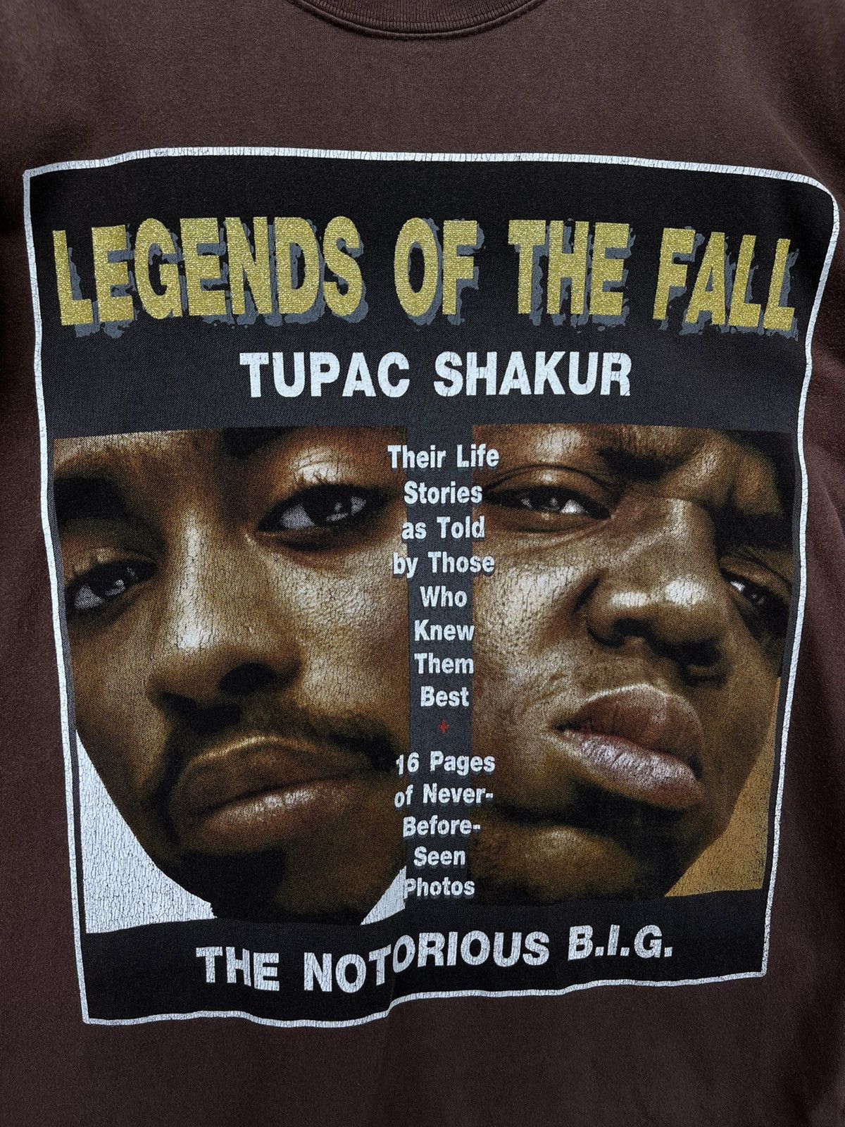 Band Tees Vintage Tupac Shakur x The Notorious Big Rapp Tees T Shirts Size US M / EU 48-50 / 2 - 6 Thumbnail