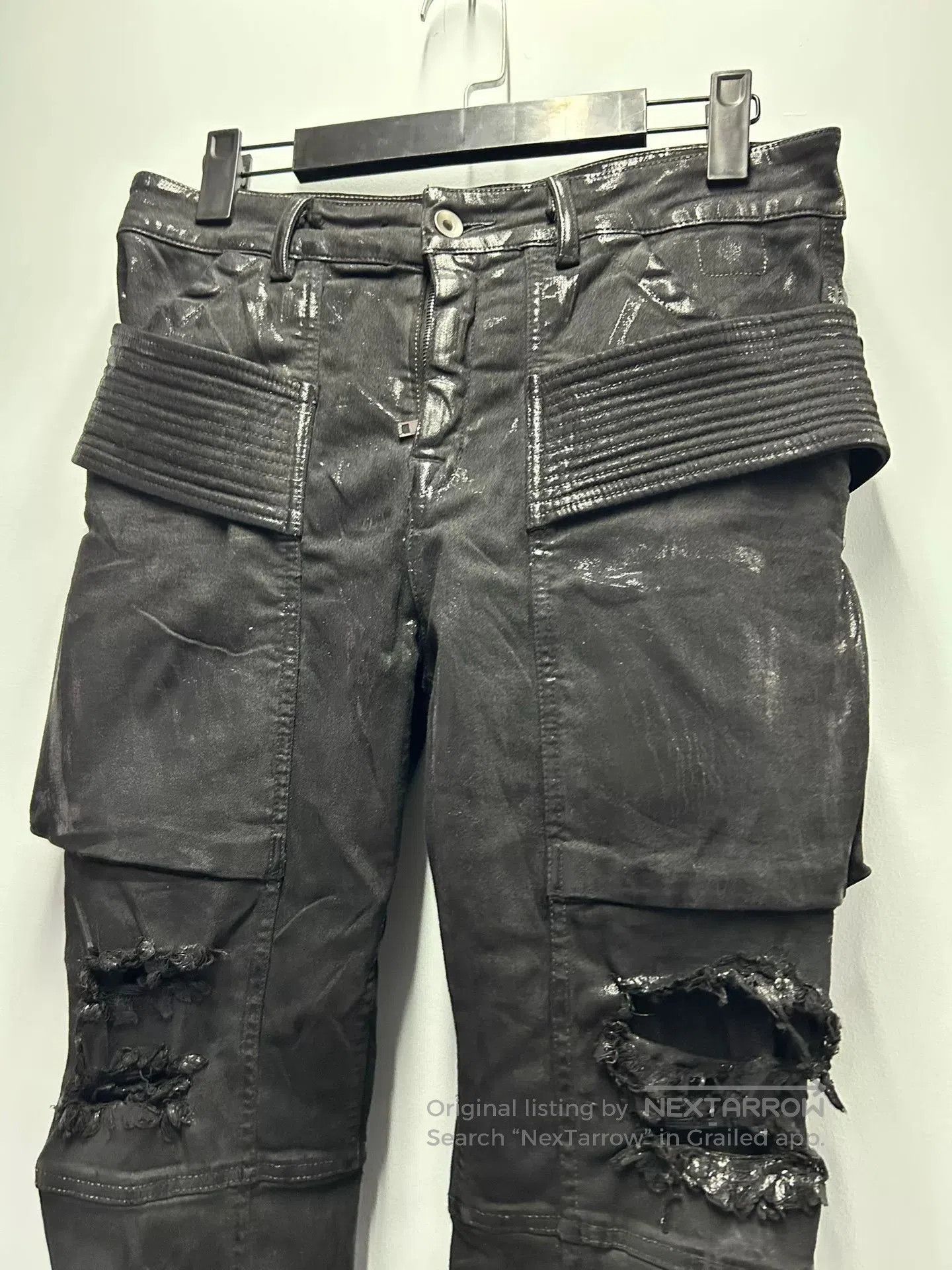 Rick Owens Drkshdw Rick Owens Drkshdw Black Denim Pants Size 29. Size US 29 - 3 Thumbnail