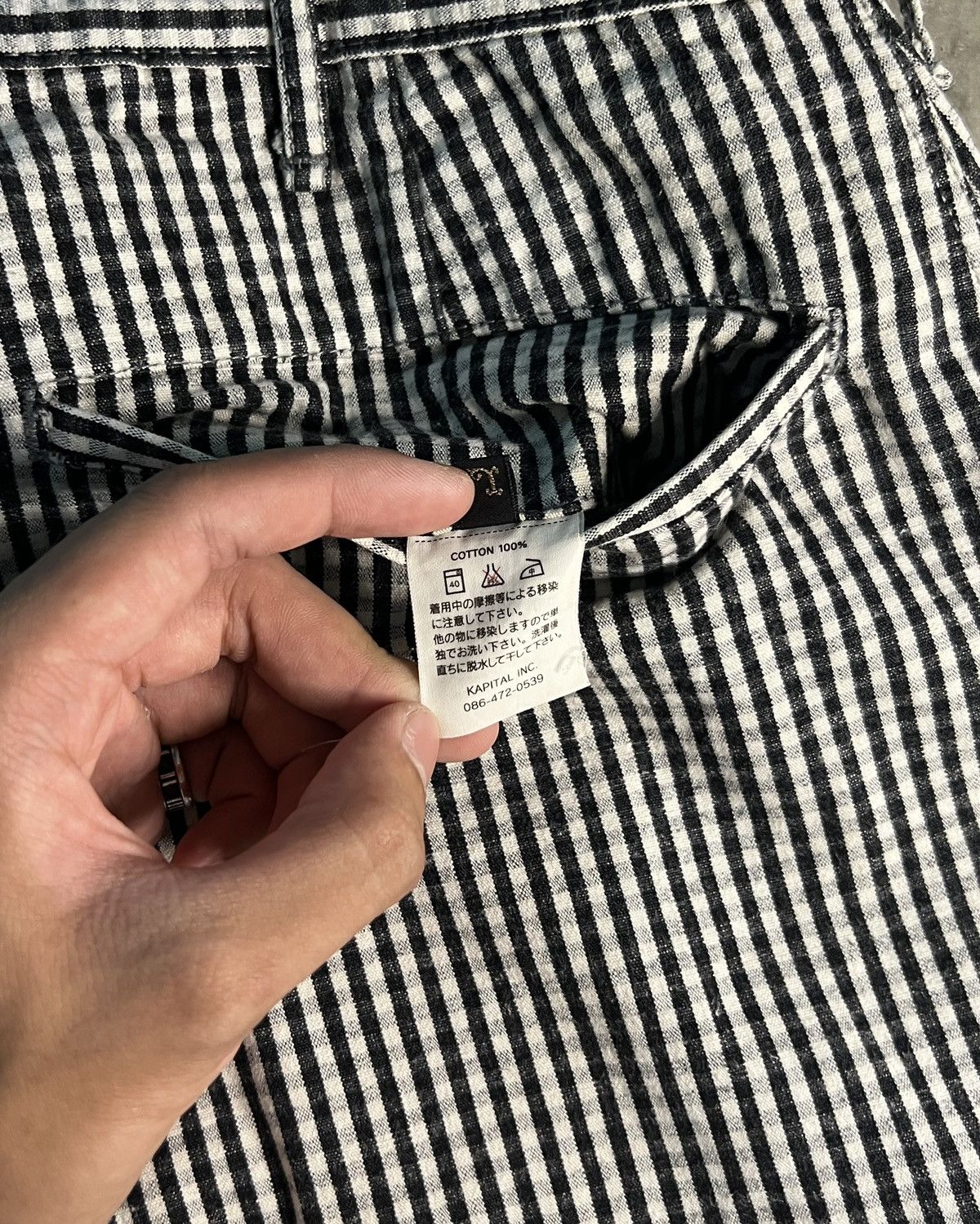 Kapital Kapital Checkered Cargo Pants Size US 32 / EU 48 - 9 Thumbnail