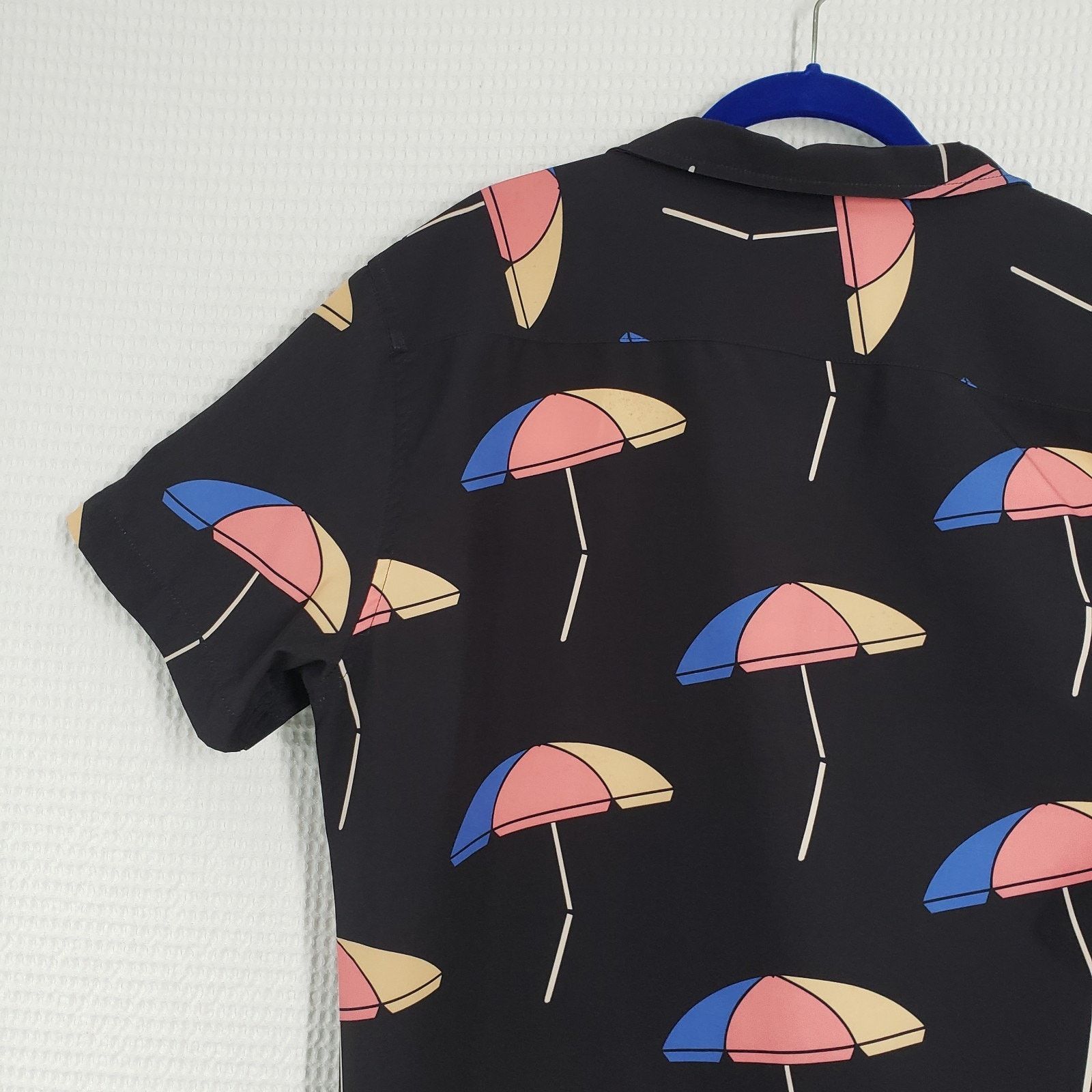 Other Duvin Button Up Shirt Mens Medium Black Beach Short Sleeve Size US M / EU 48-50 / 2 - 20 Thumbnail