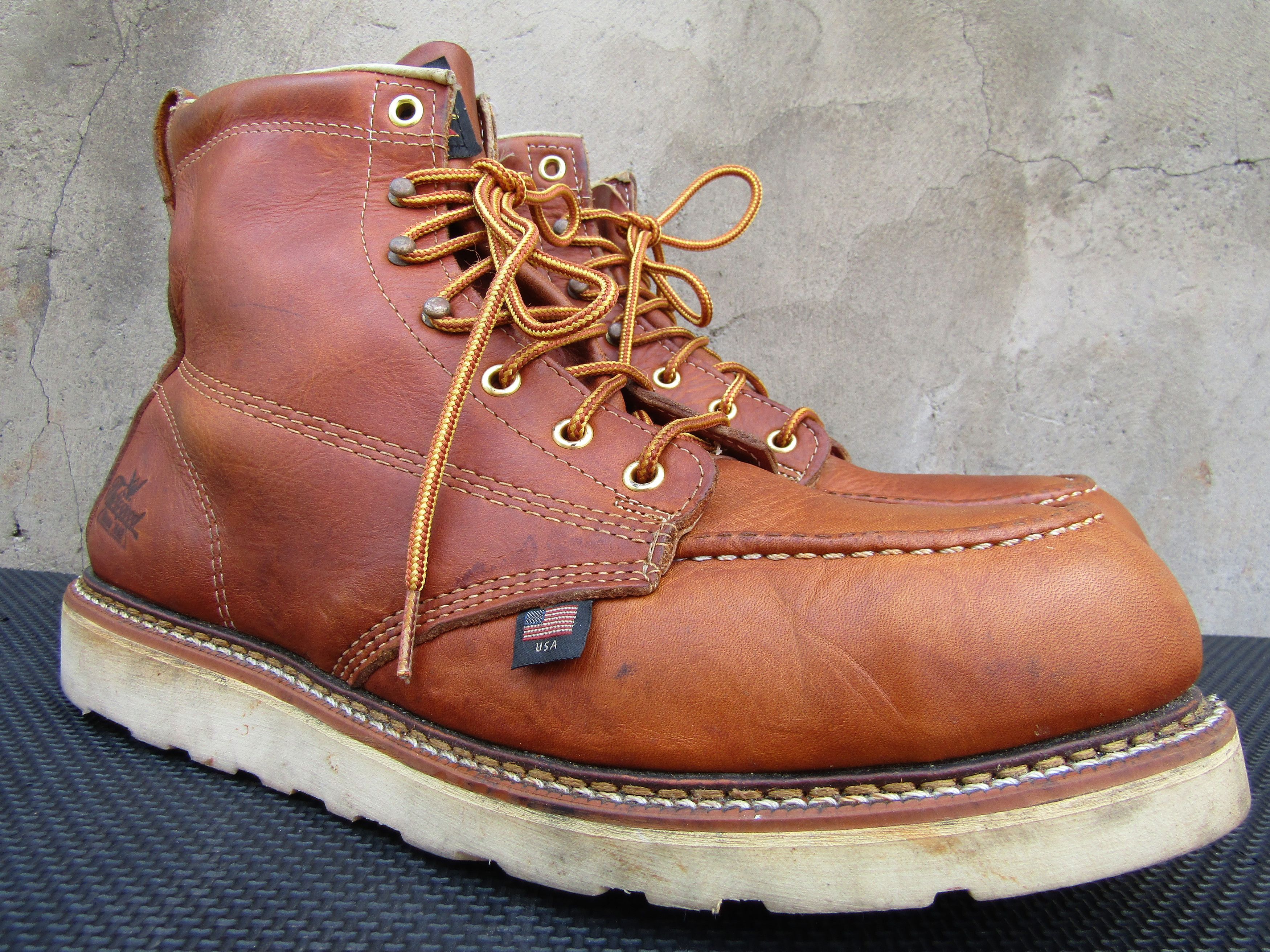 Thorogood Thorogood 804-4200 American Heritage 6”Steel Toe Work Boots Size US 11 / EU 44 - 5 Thumbnail