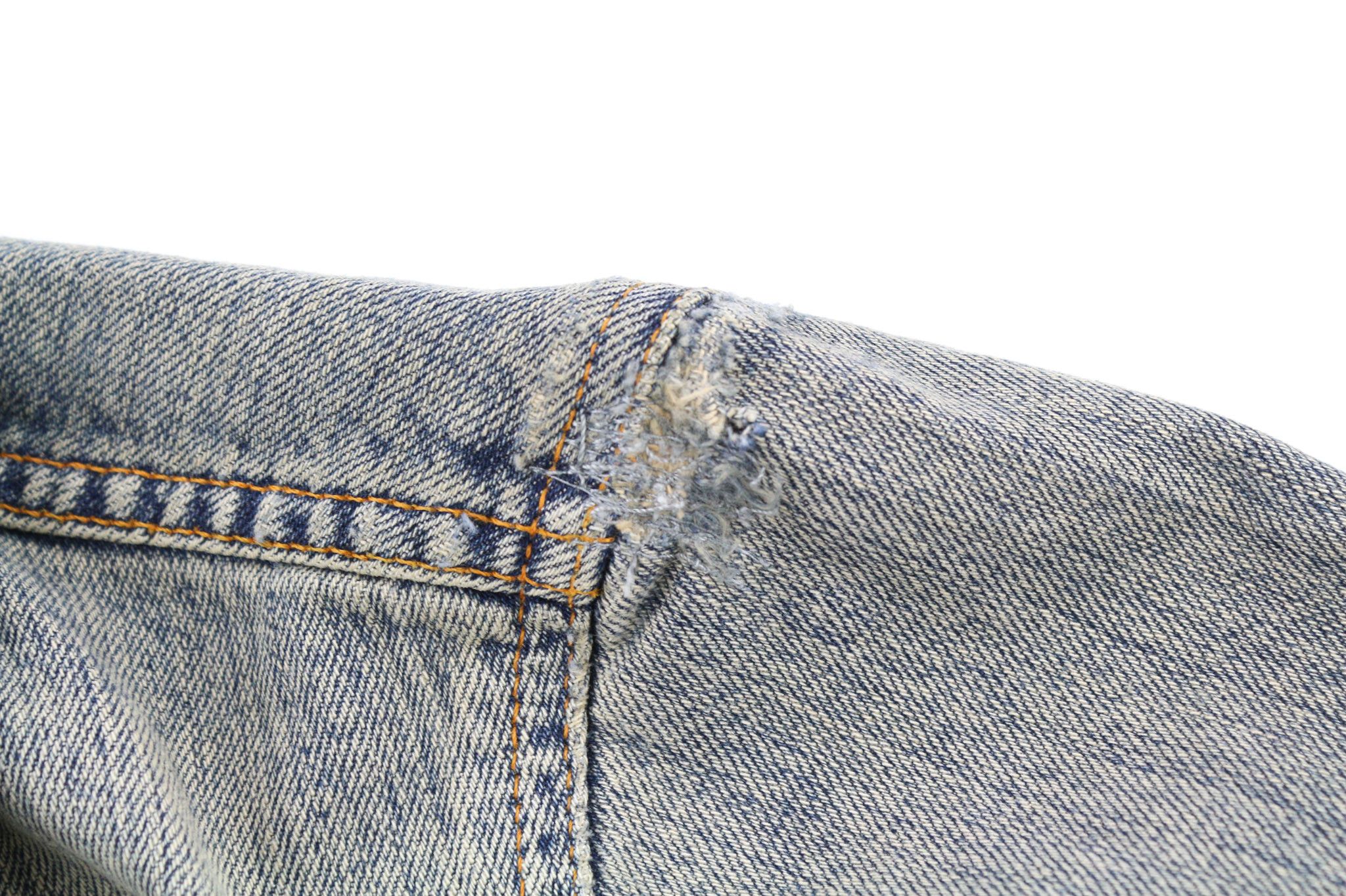 Nudie Jeans RONNY PATCHES XS Blue Denim Polo Jacket 80358 Size US XS / EU 42 / 0 - 6 Thumbnail