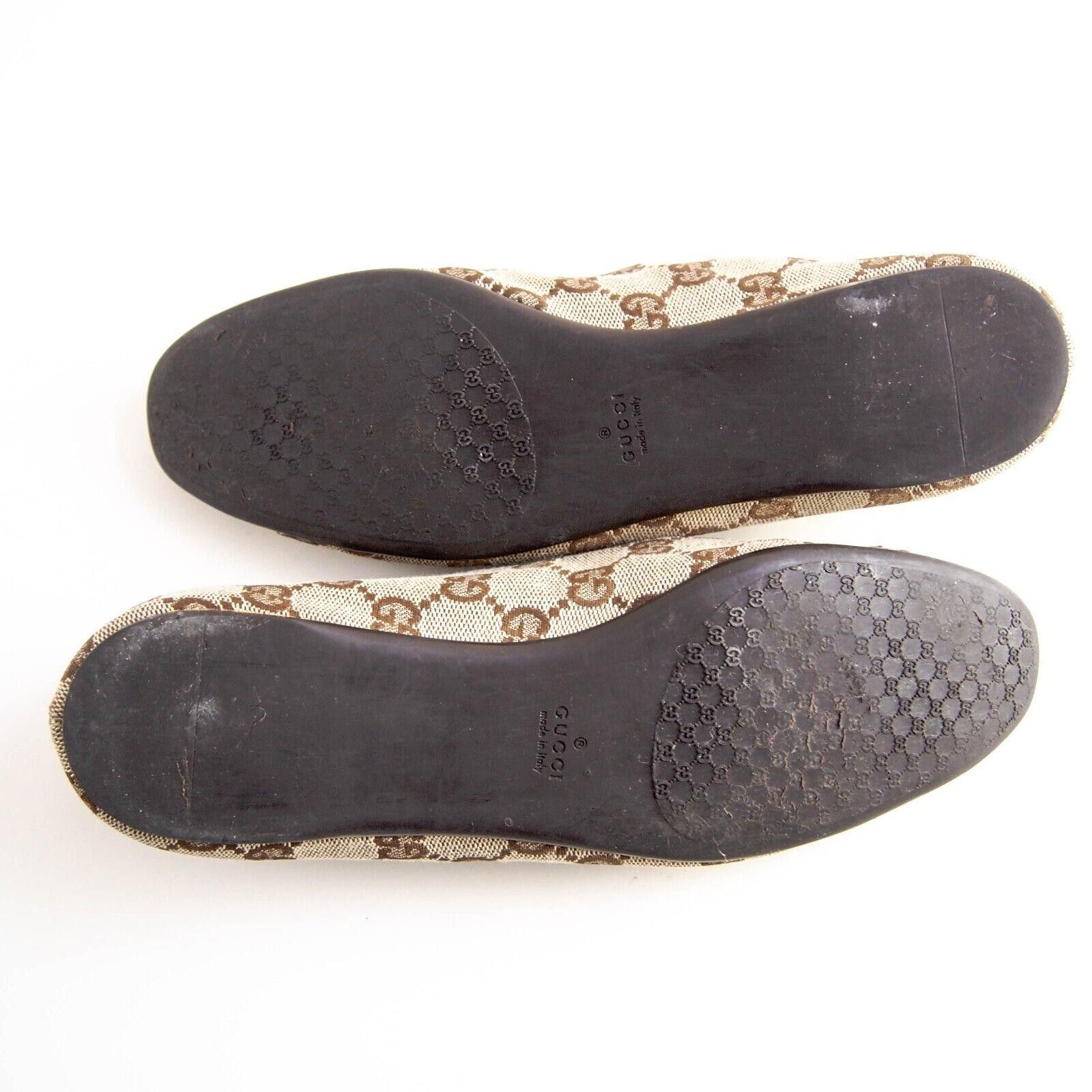 Gucci Gucci Ballet Flats Brown Supreme GG Canvas EU 36.5 US 6.5 Size US 6.5 / IT 36.5 - 7 Thumbnail