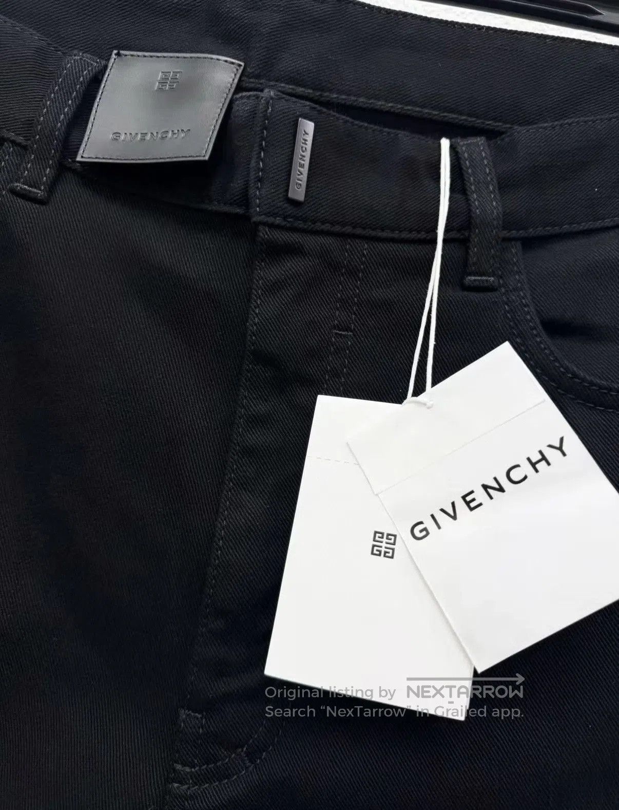 Givenchy Black Slim Fit Denim Jeans Size 30. Size US 30 / EU 46 - 2 Thumbnail