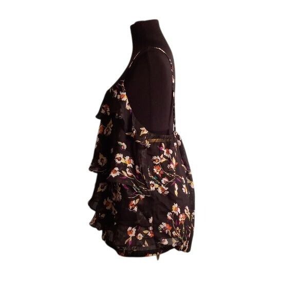 Torrid Torrid Size 2 18 20 2X Camisole Top Sheer Floral Tiered Ruff Size XXL / US 16-18 / IT 52-54 - 2 Thumbnail