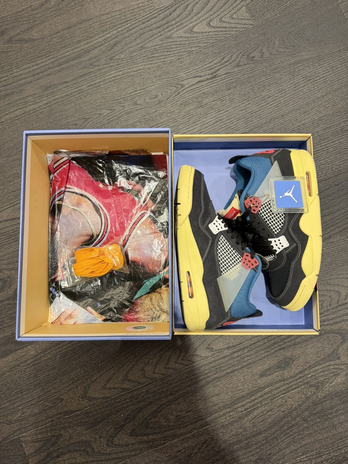 Jordan Brand × Union LA Jordan 4 x Union Retro Off Noir Size US 9 / EU 42 - 6 Thumbnail